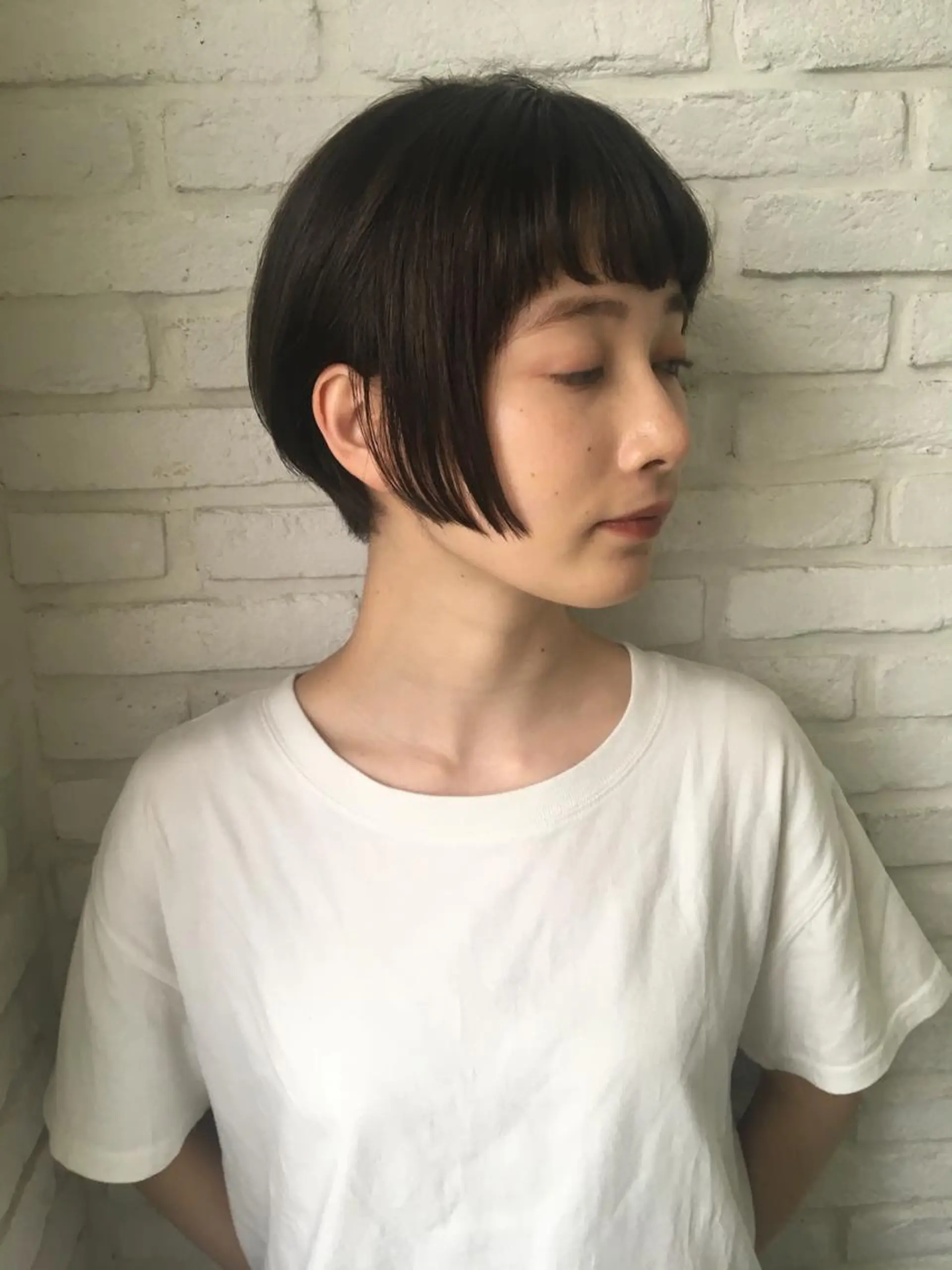 ショート THE DAY所属・AKI HASHIMOTOのヘアスタイル