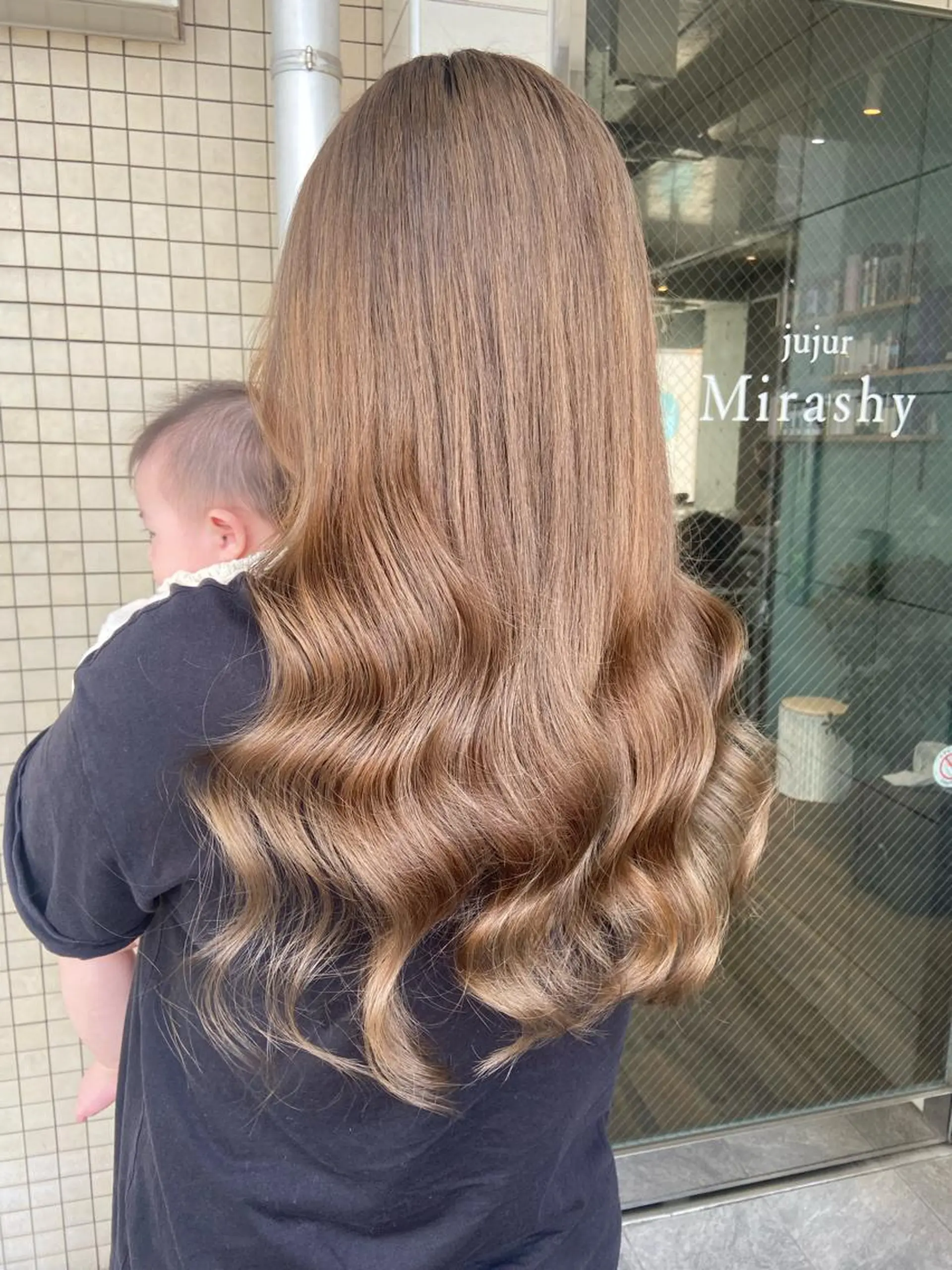 ロング カラー ヘアカラー トリートメント 🧸プルエクステ❤︎ ネイルKAO🧸のヘアスタイル