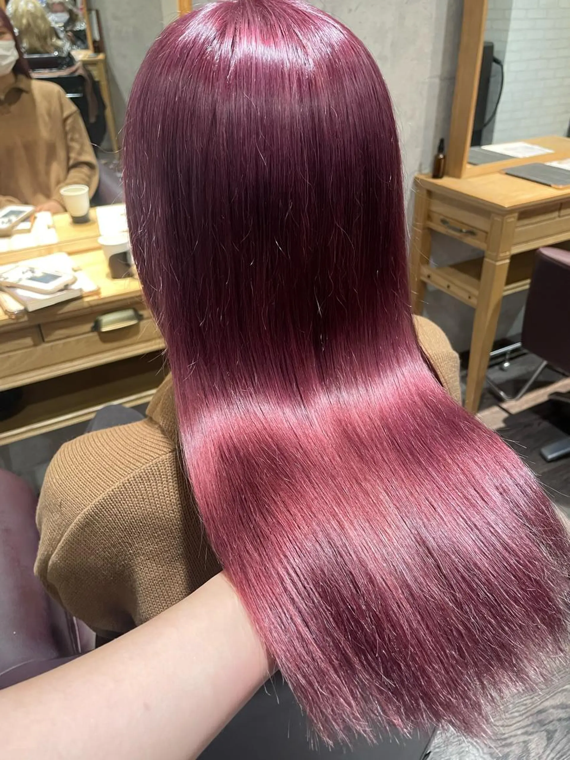 ロング ヘアカラー 🦄艶カラー×韓国 NANA💎🐬のヘアスタイル