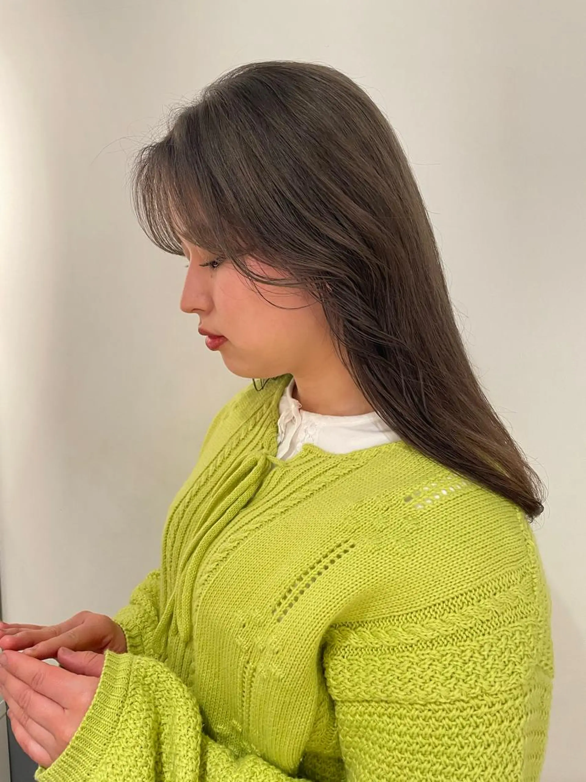 セミロング カラー 渋谷🌈透明感カラー レイヤー/mikuのヘアスタイル