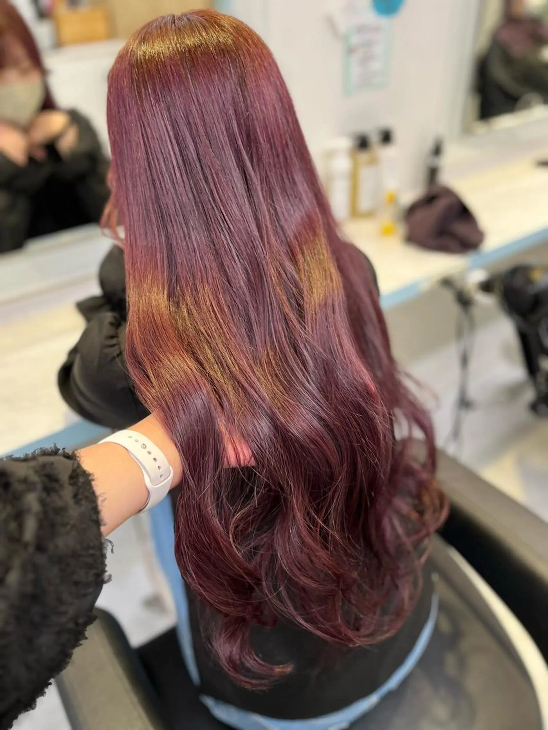 ロング カラー ヘアアレンジ 愛されカラー🩷 はるなのヘアスタイル