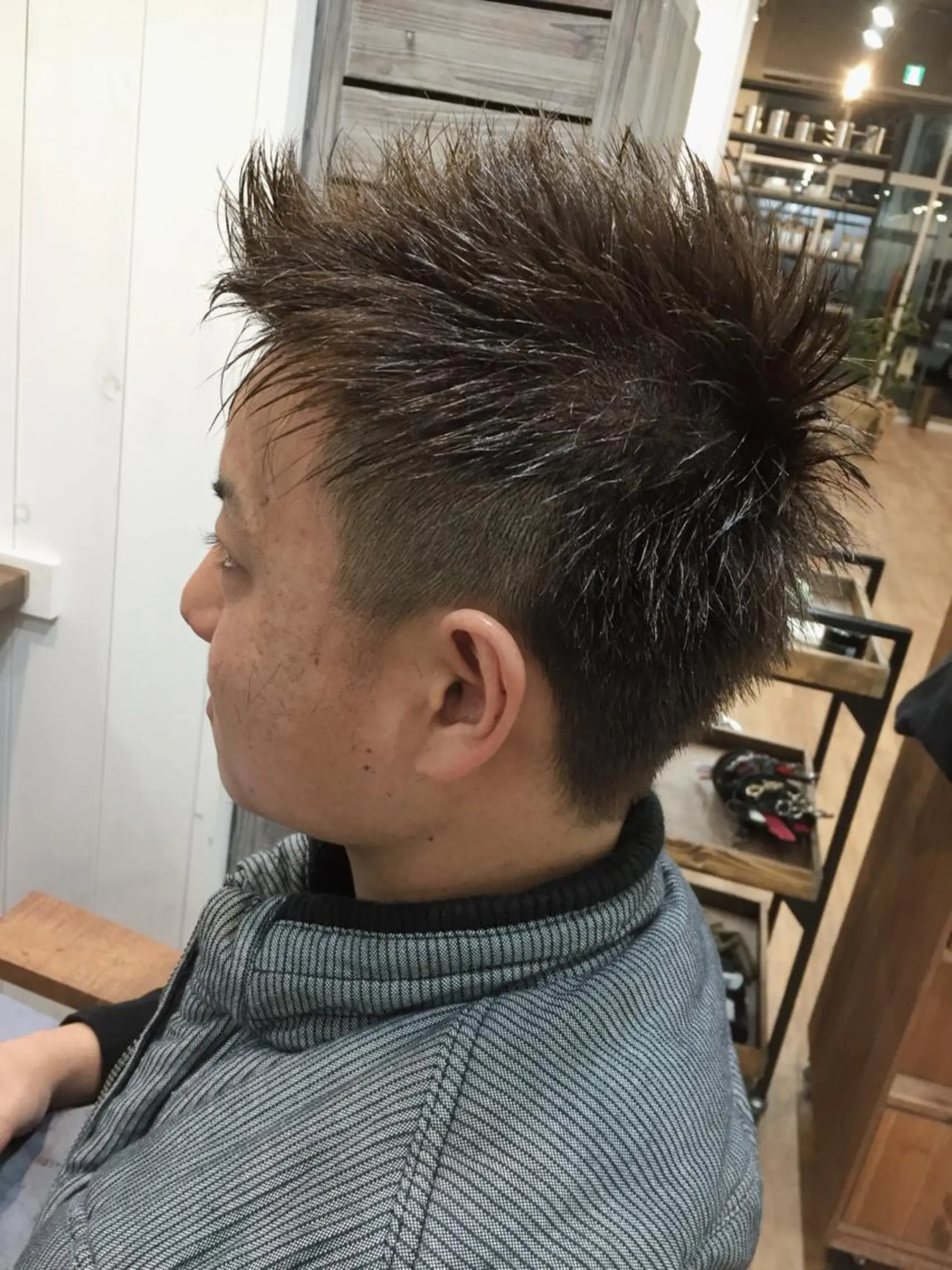 ショート カラー メンズ ツーブロック メンズベリーショート ベリーショート ショートヘア ◇おの あすか◇のヘアスタイル