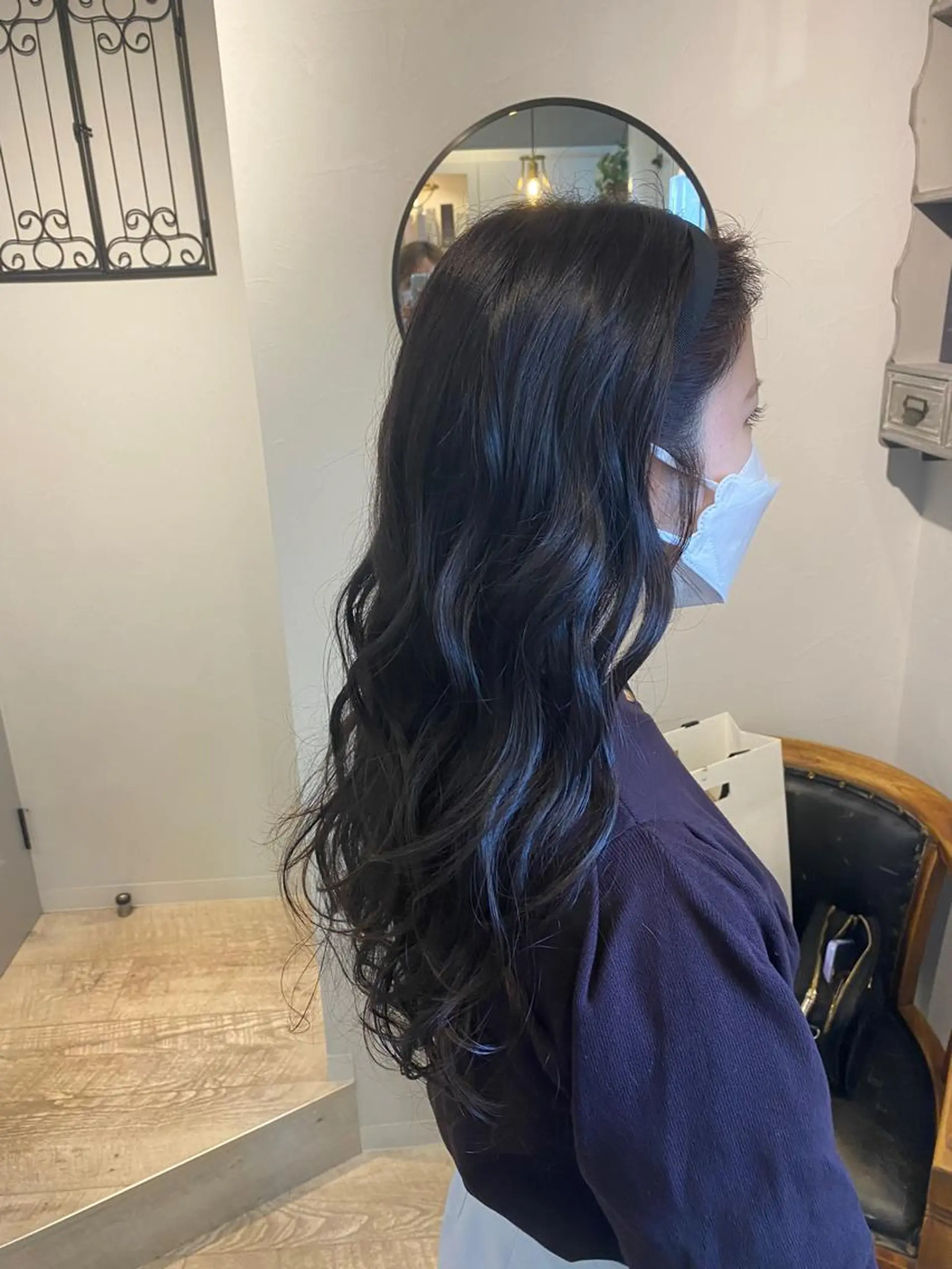 ロング ヘアアレンジ カチューシャ 西村 美羽のヘアスタイル