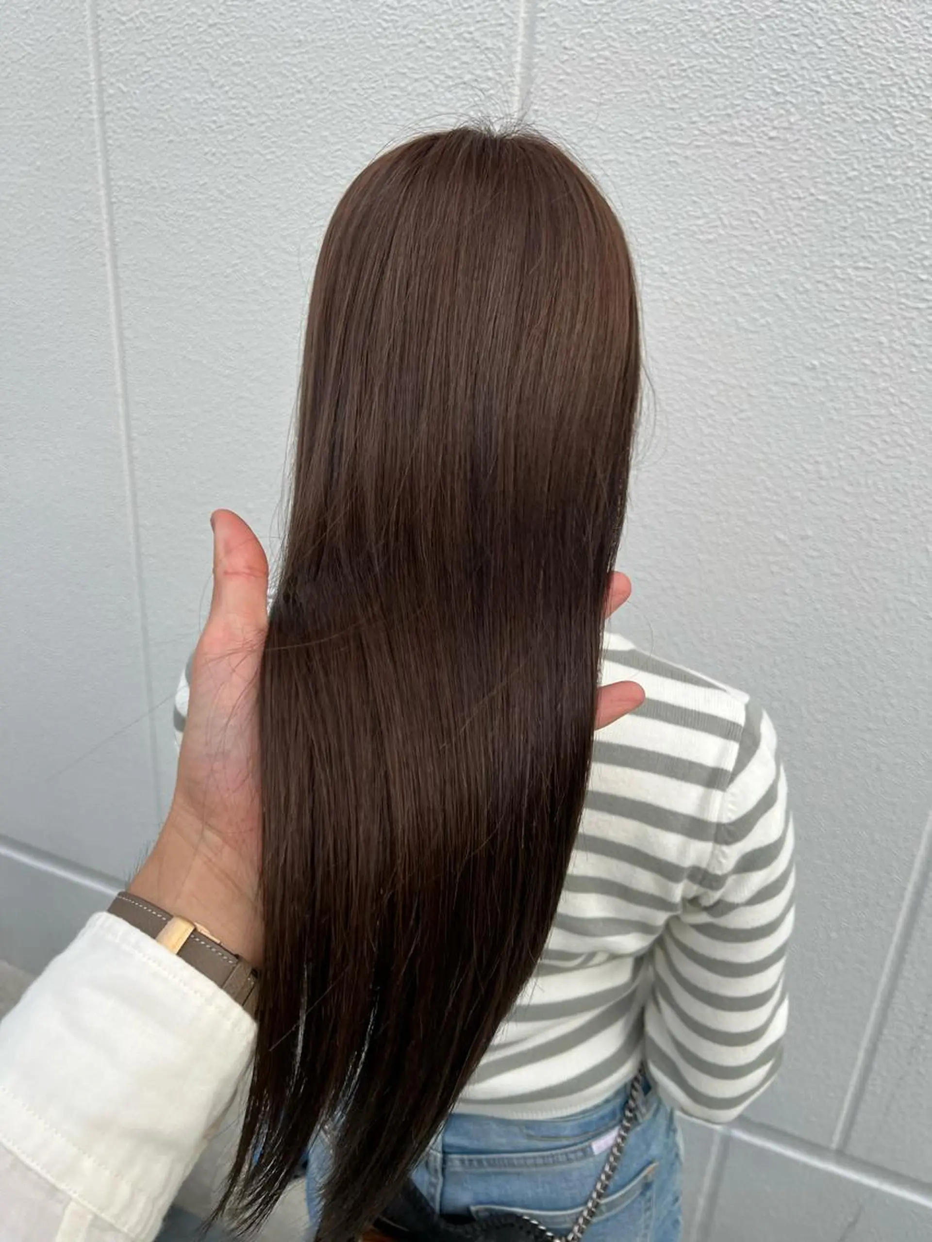 ロング カラー ブラウンカラー GO TODAY  SHAiRE SALON 名古屋店所属・艶カラー/髪質改善/ 西　大喜(ひろき)のヘアスタイル