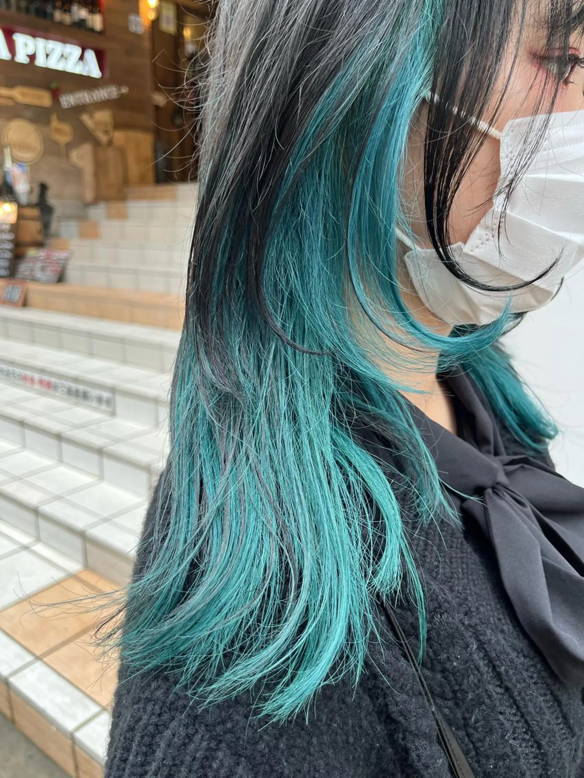 ミディアム カラー カット ヘアカラー トリートメント ヘアセット ハイトーン/レイヤー 💜Akaneのヘアスタイル