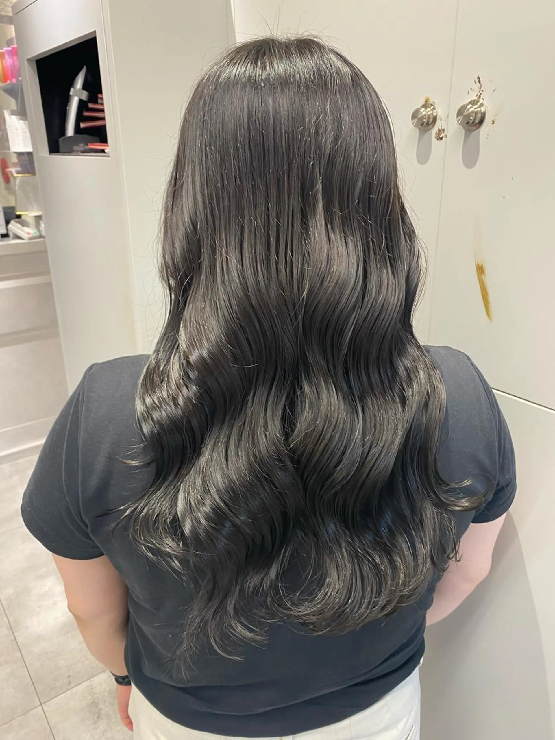 ロング カラー ヘアアレンジ カット ヘアカラー 𝒀𝒖𝒊𝒏𝒂 梅田/透明感カラーのヘアスタイル