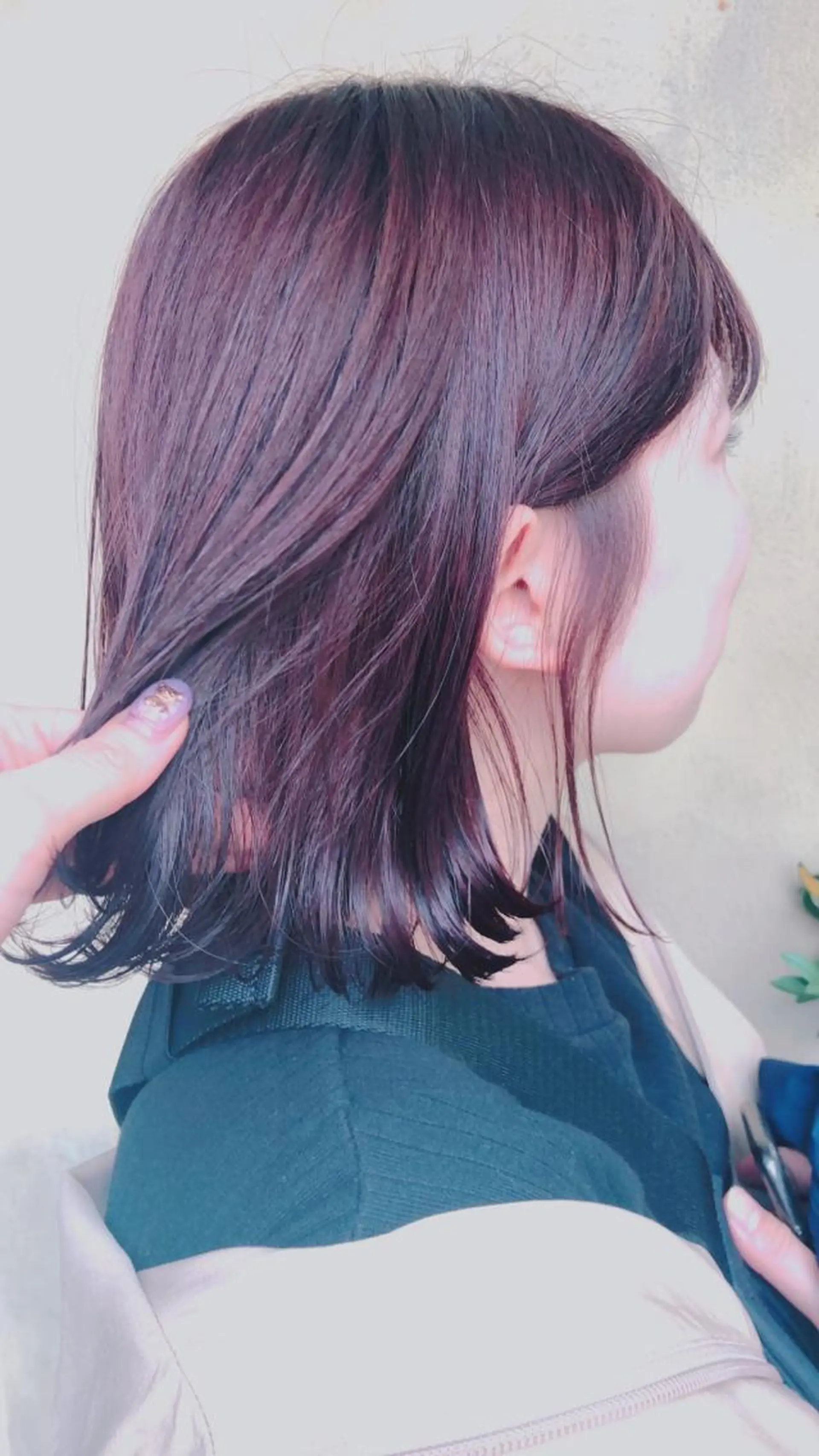 ショート 🧸プルエクステ❤︎ ネイルKAO🧸のヘアスタイル