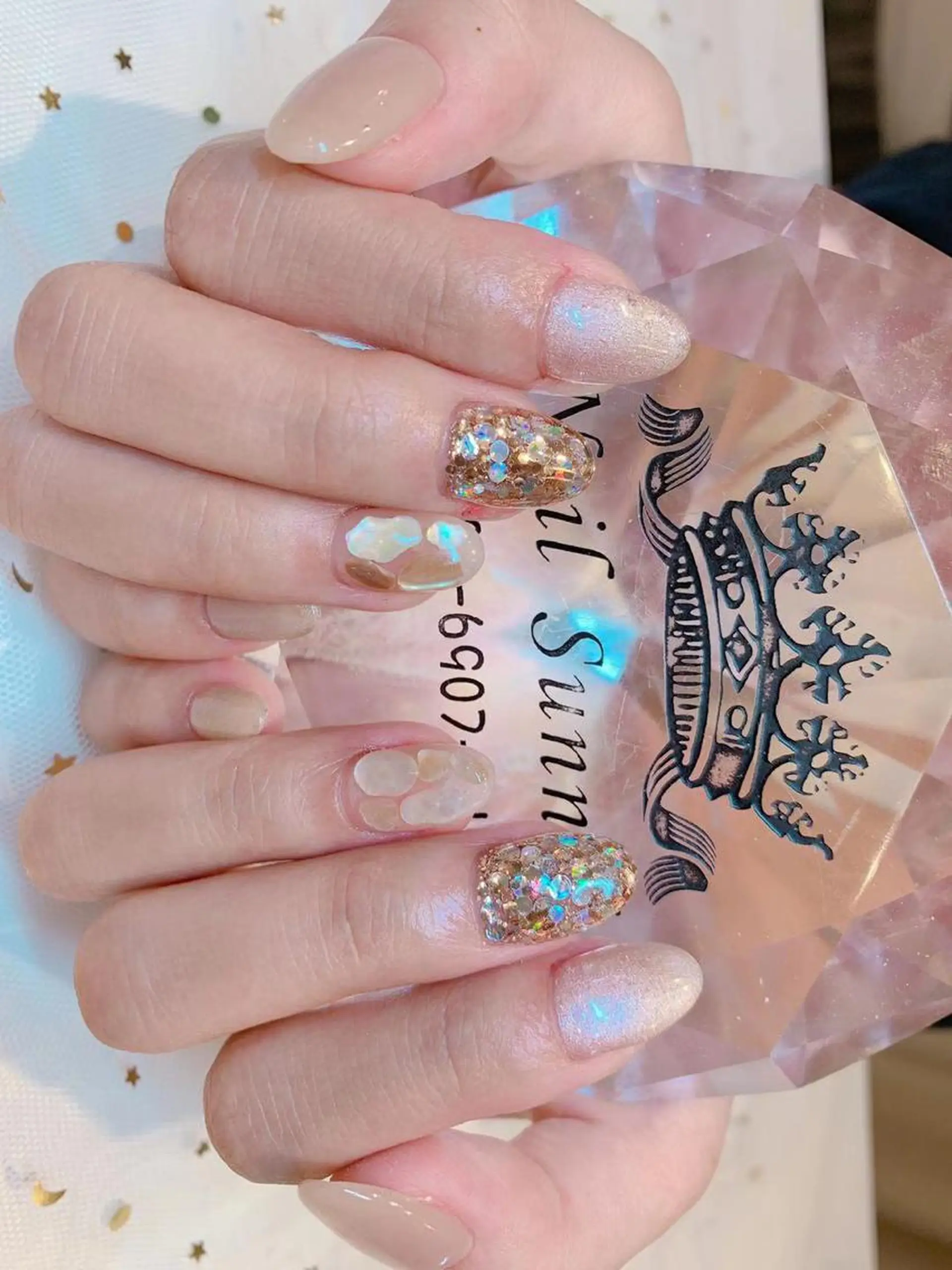 ネイル 長さだし専門店 M2　rikaのネイルデザイン