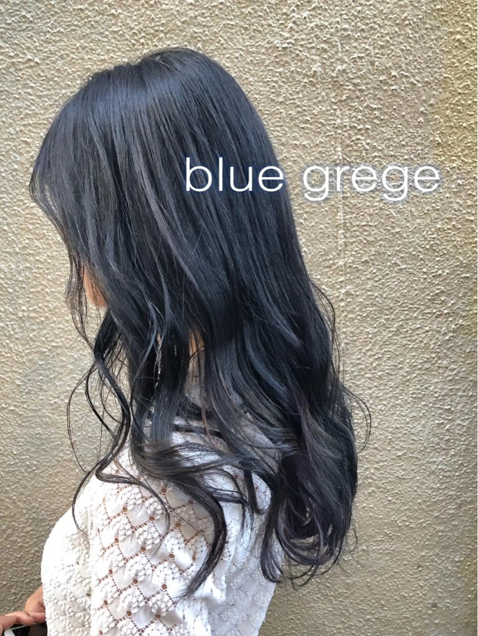 セミロング カラー ブリーチ ブルーカラー ブルージュ Siesta所属・📣髪質改善縮毛矯正 特化美容師｜庭田📣のヘアスタイル