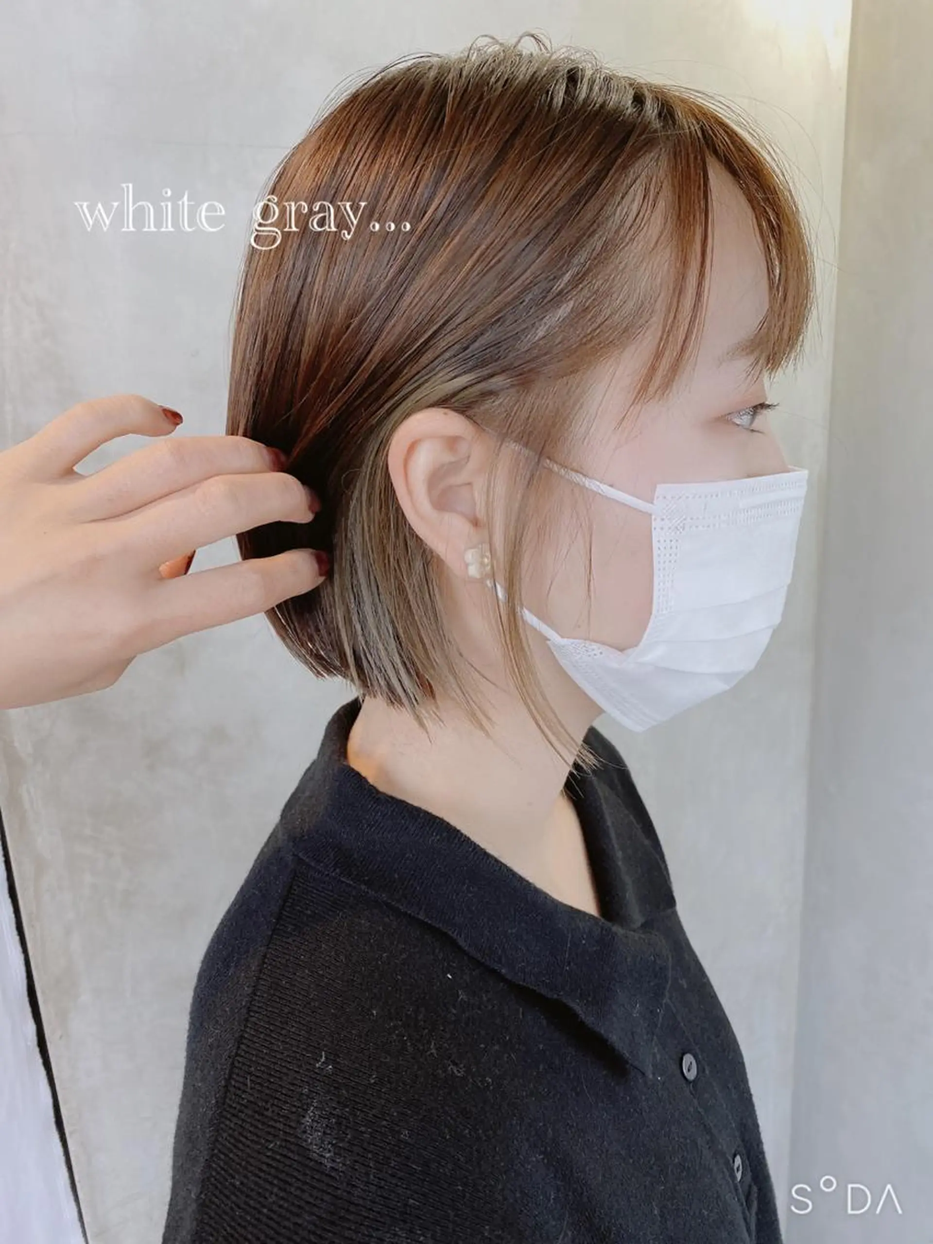 ショート カラー ヘアアレンジ stylist/蛯谷 珠里のヘアスタイル