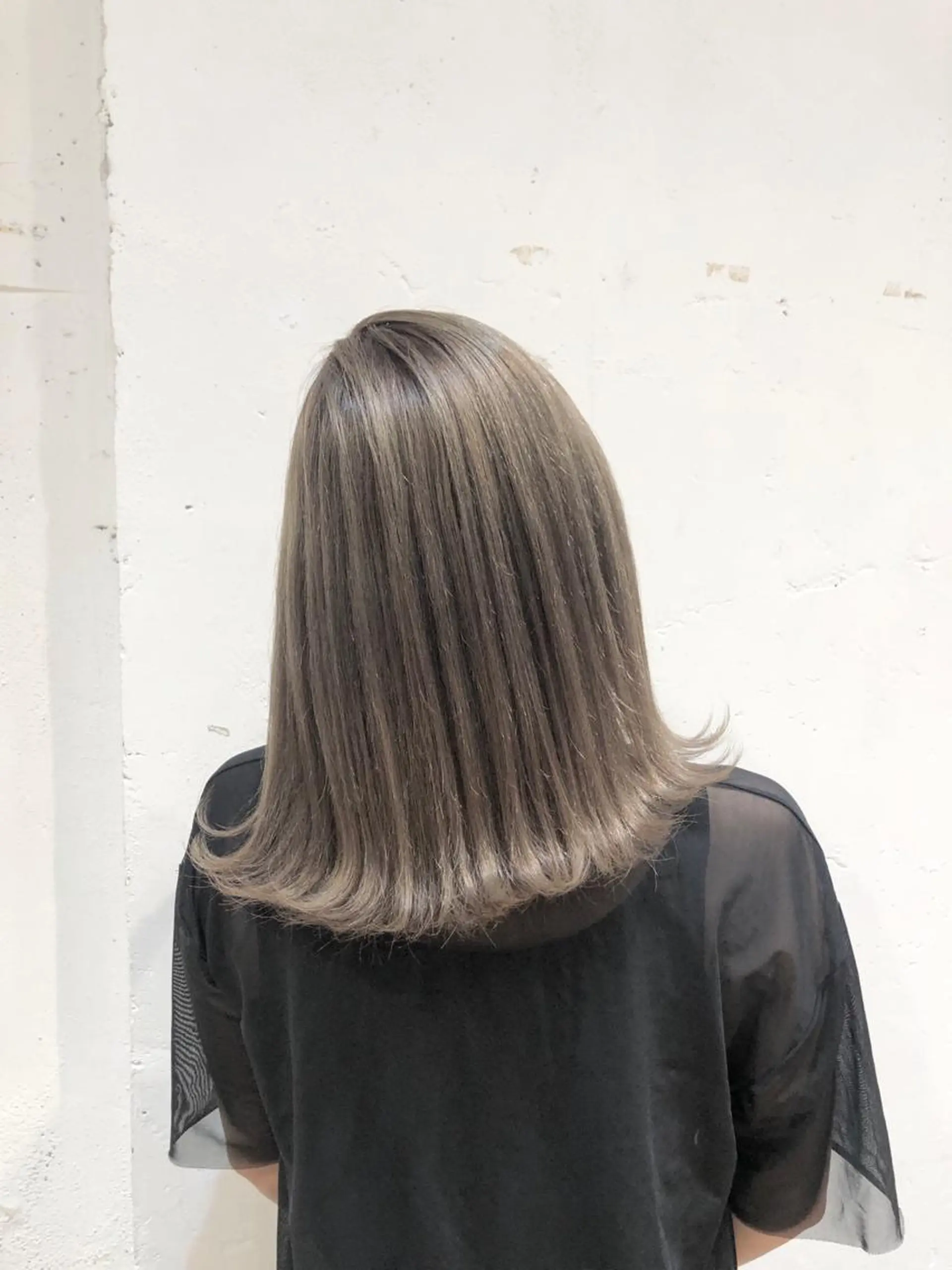 ミディアム カラー ヘアカラー hayaka todaのヘアスタイル