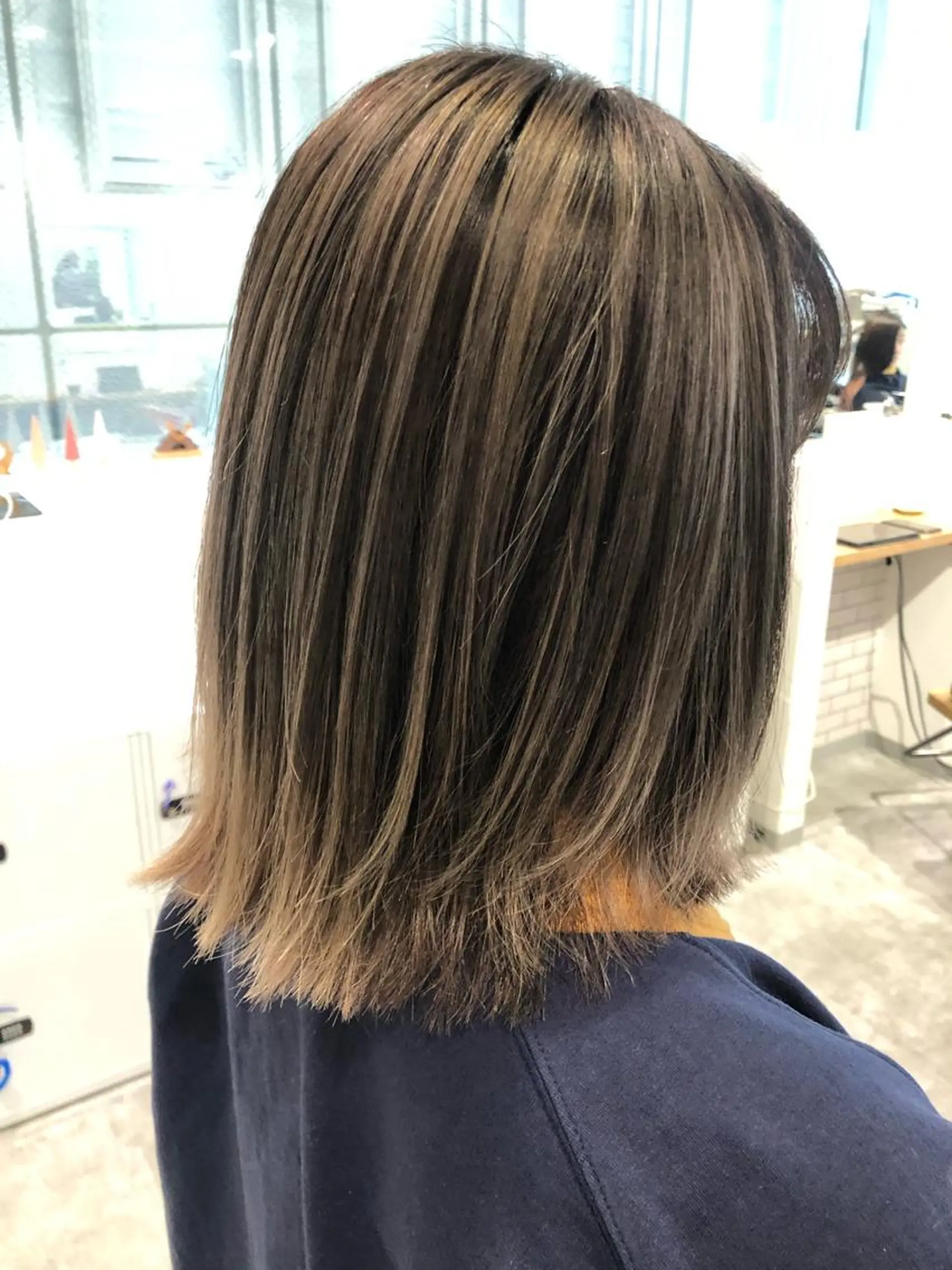 ショート カラー バレイヤージュ レイヤーカット ヘアカラー JILBLAN京都 ショート/ハイライトのヘアスタイル