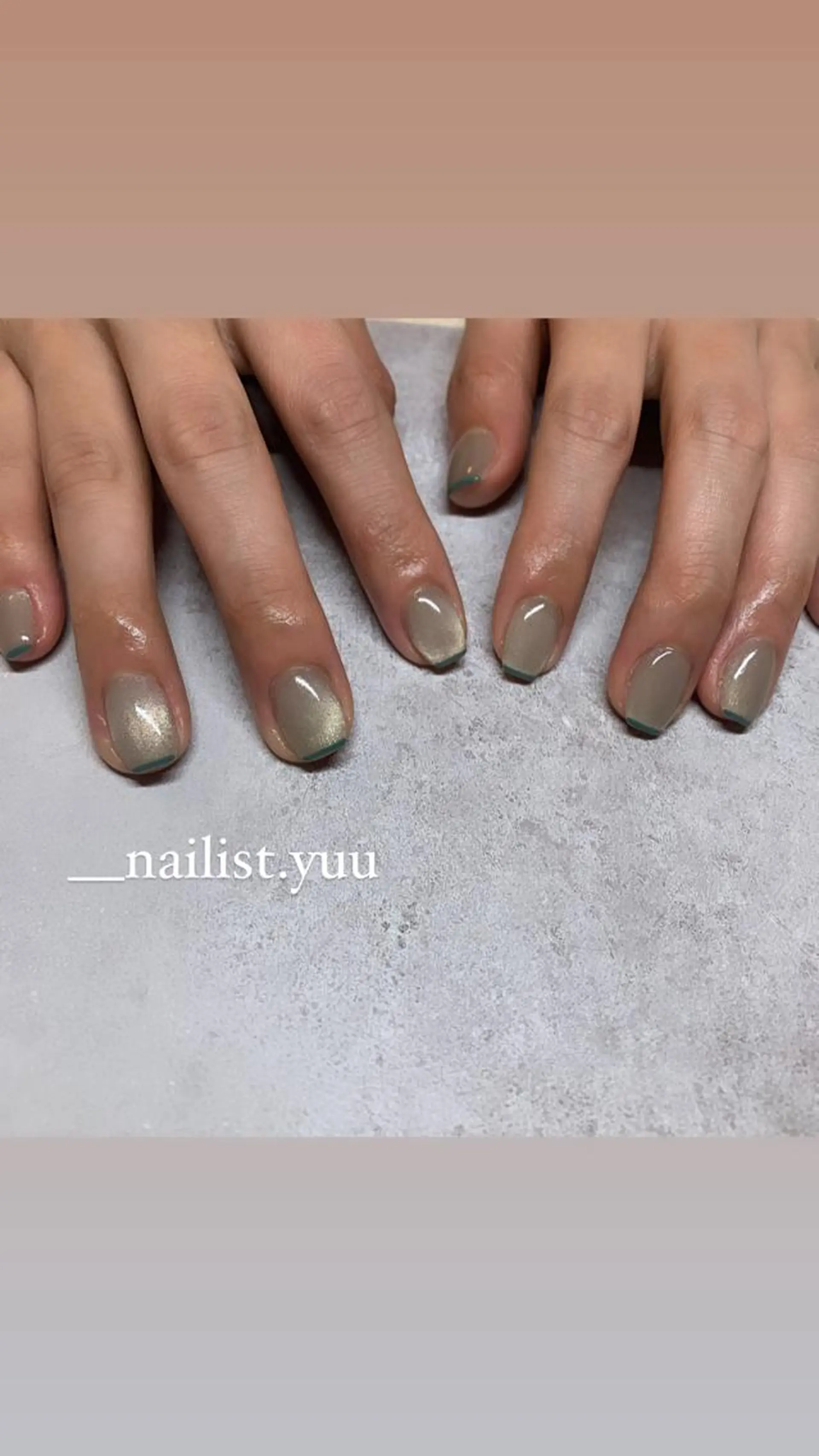 ネイル アートネイル ジェルネイル マグネットネイル ハンドネイル gnu__. nailのネイルデザイン