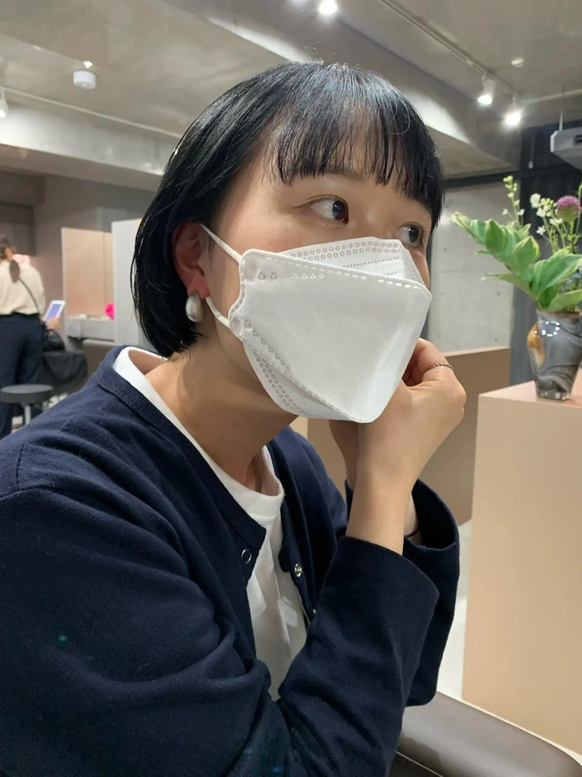 ショート カラー ボブパーマコテ巻き風 パーマNo1深江秀平のヘアスタイル