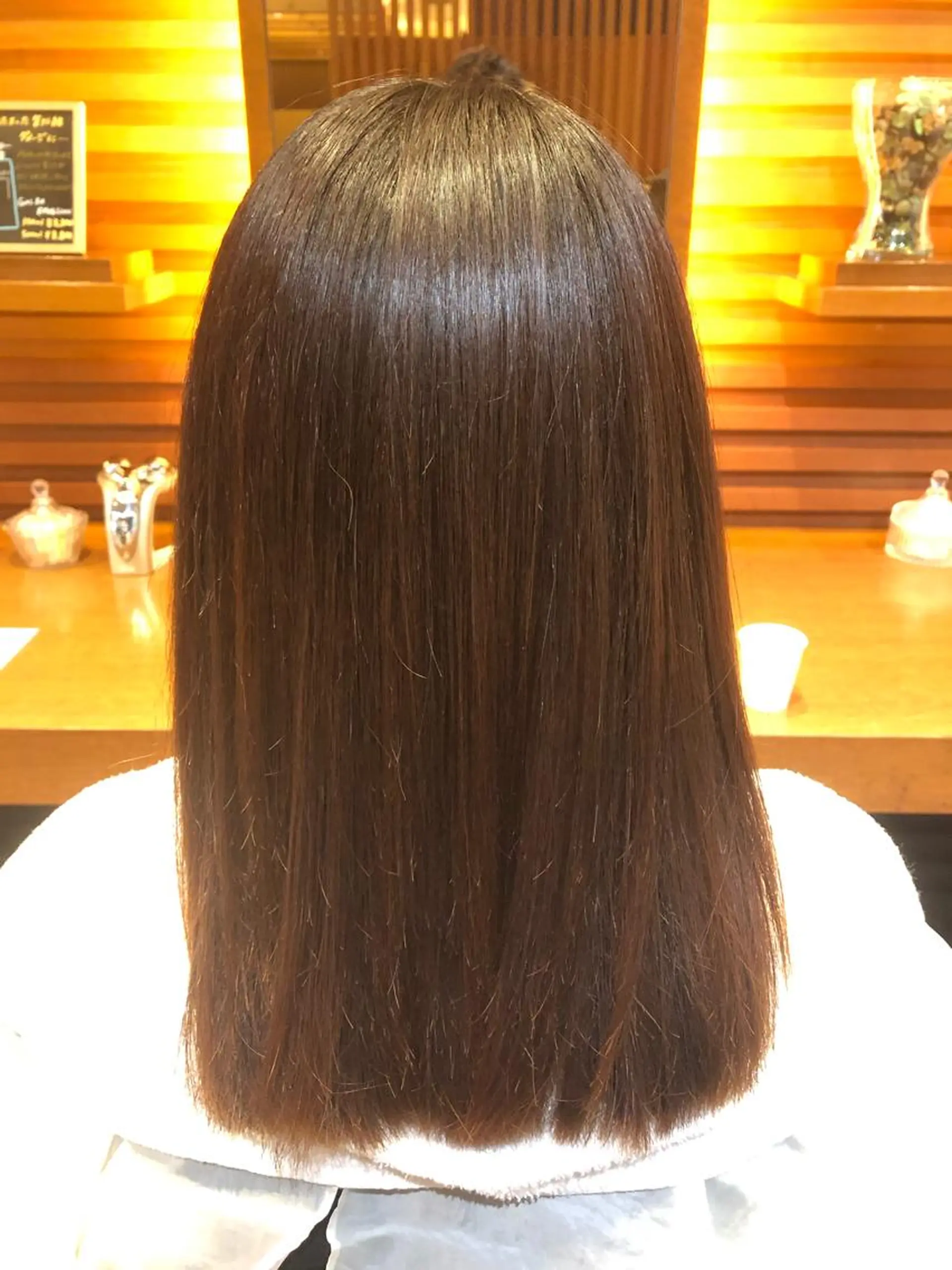 セミロング 高山🐬髪質改善 池袋で縮毛矯正のヘアスタイル