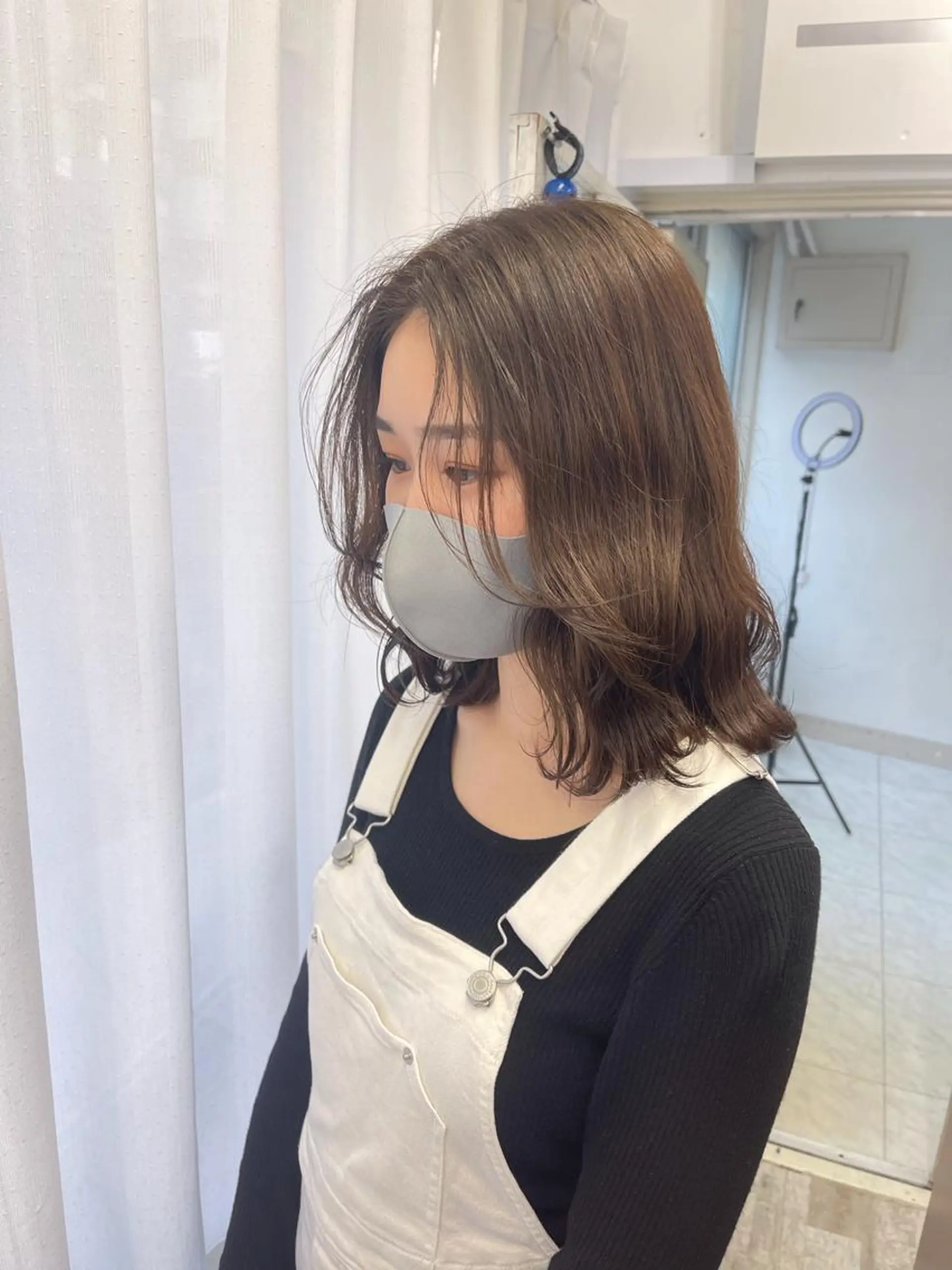 ミディアム カラー アッシュ 韓国風ヘア ていねい技術No.1 🌈諏訪 健太のヘアスタイル