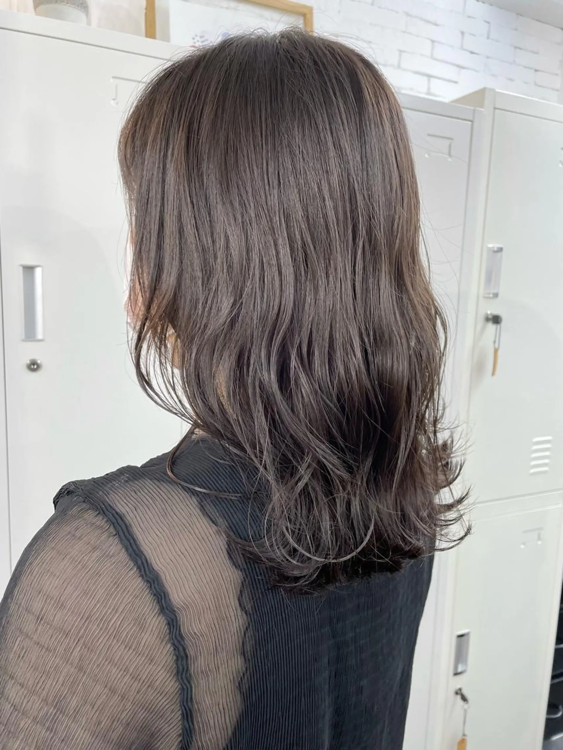 ミディアム ヘアカラー トリートメント 🌼たけや みのり🌿のヘアスタイル