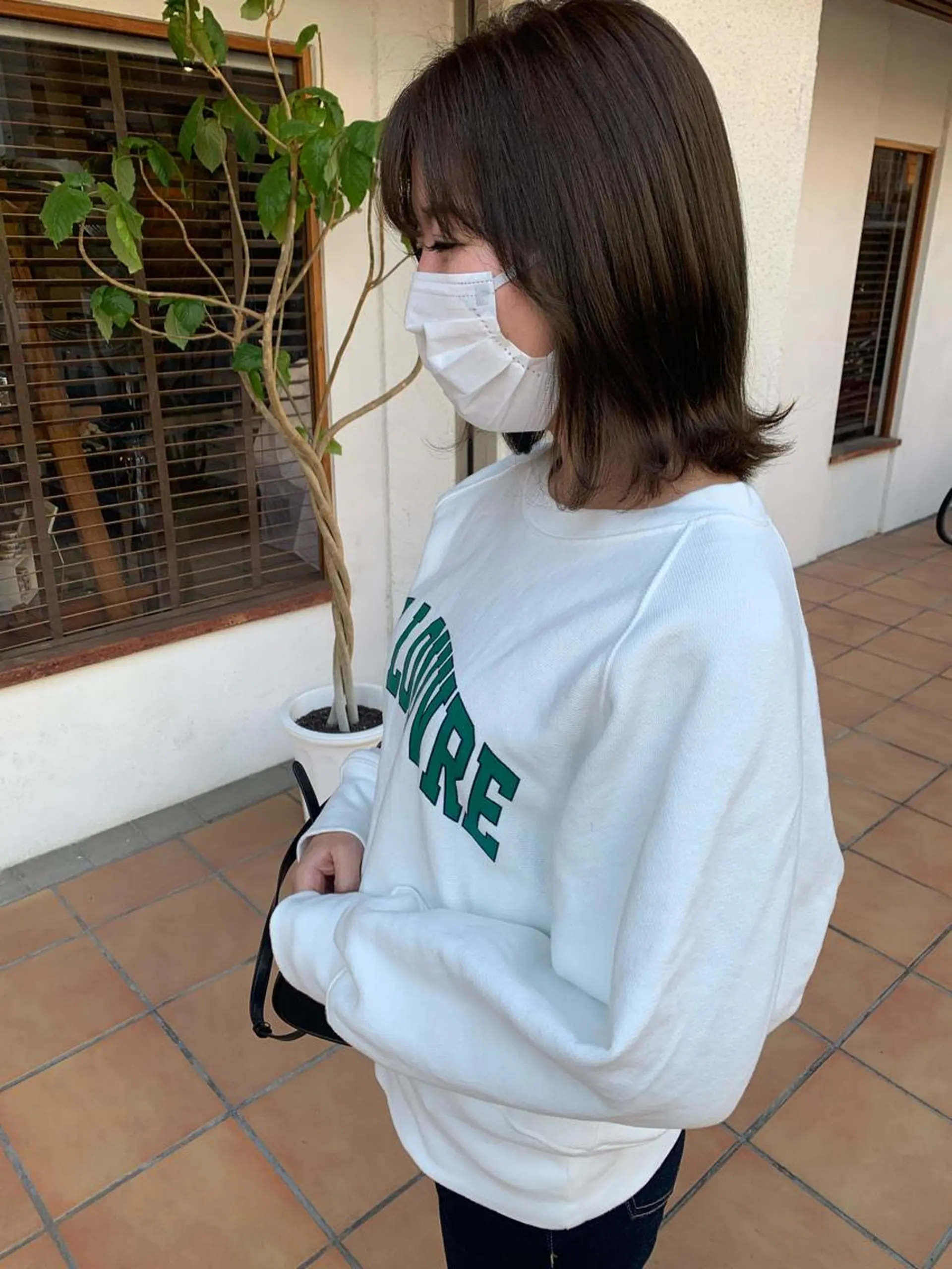 ミディアム カラー ヘアアレンジ ヘアカラー トリートメント 中津/柔らかカラー/ ナガオ　イズミのヘアスタイル