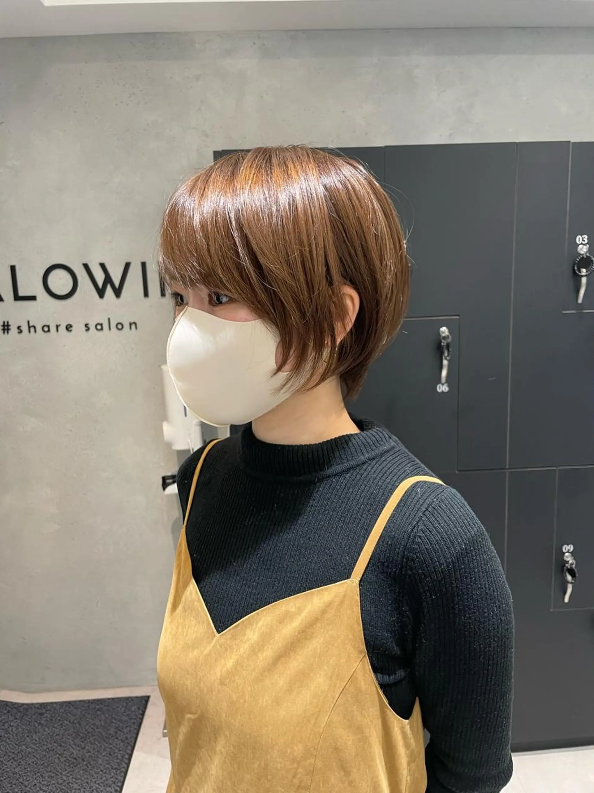 ショート カラー ショートレイヤー ブラウンカラー レイヤーカット ショートヘア カット ヘアカラー トリートメント ヘアセット メンズ特化 パーマ/オザワのヘアスタイル