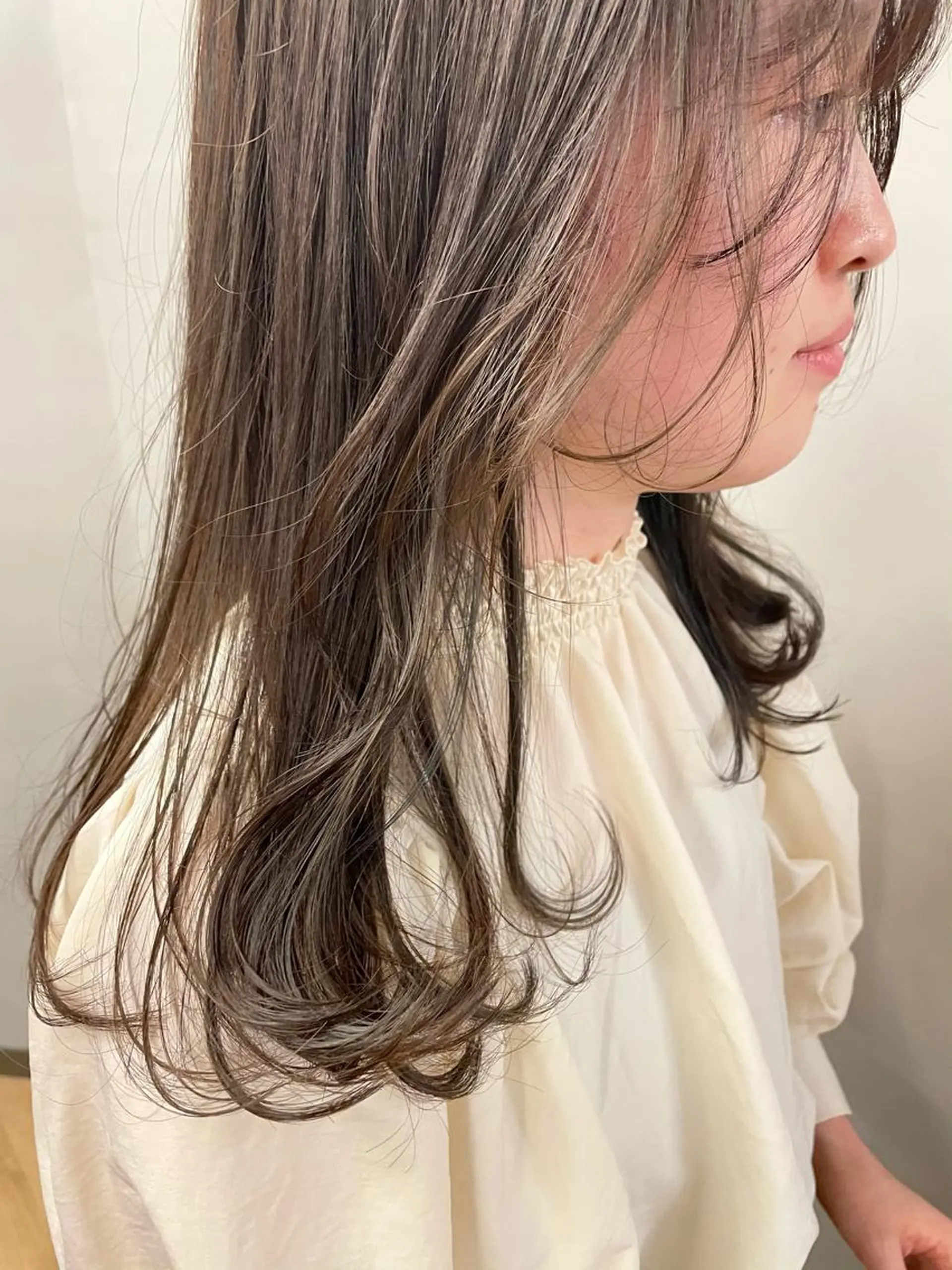 セミロング カラー パーマ ハイライトカラー ハイライト カット ヘアカラー トリートメント tatsumi/ボブ ウルフ/レイヤーのヘアスタイル