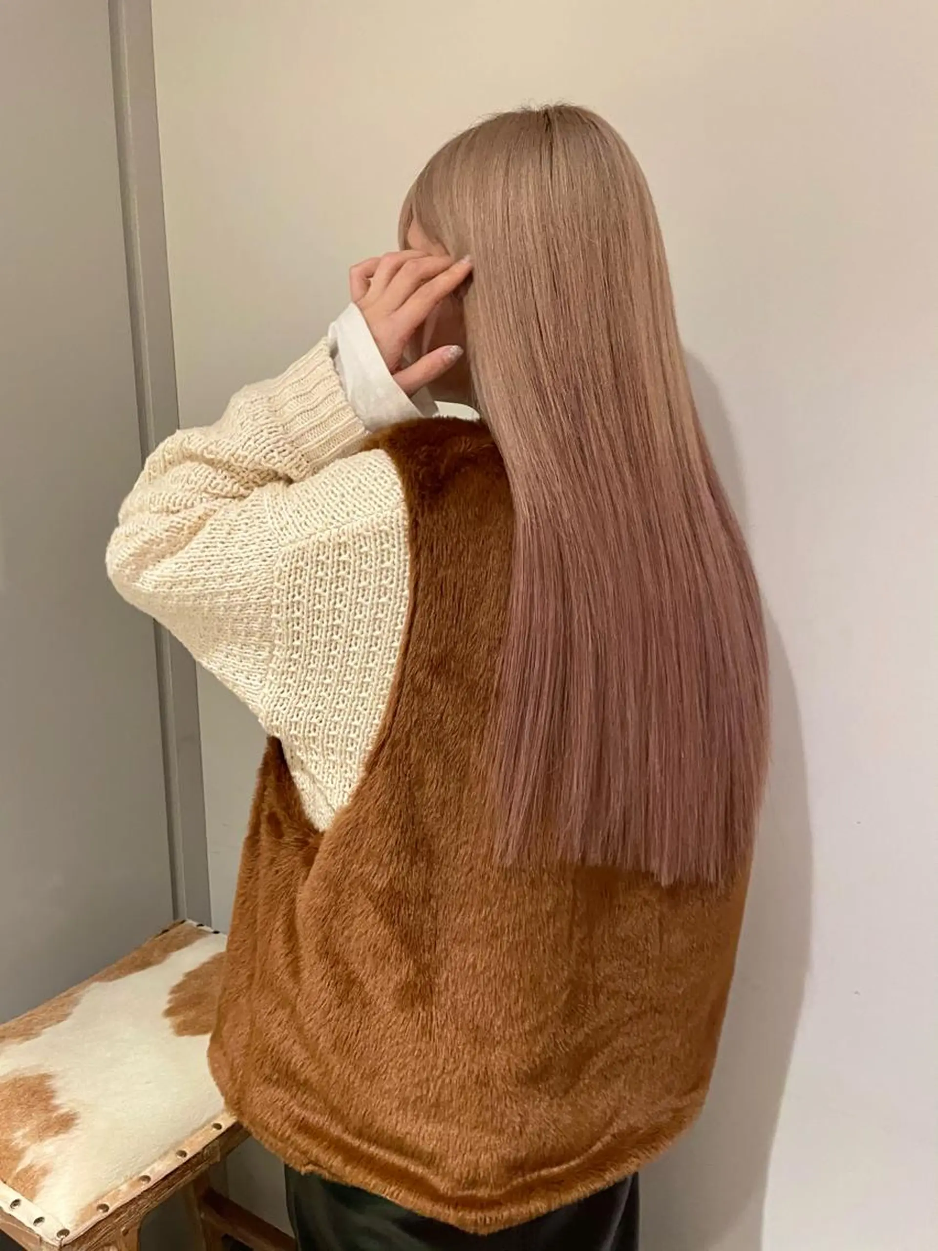 ロング ヘアアレンジ エクステ ツガミ リナのヘアスタイル