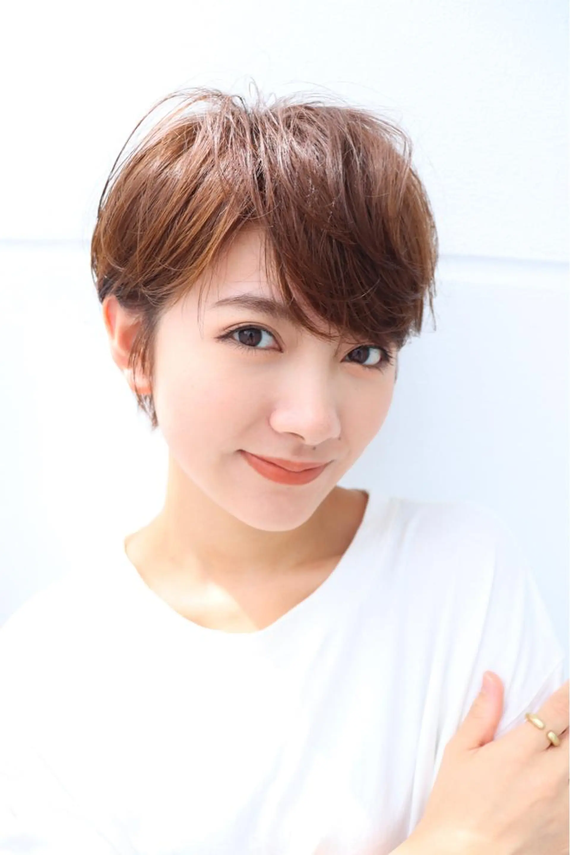 ショート カラー LucksiMie 銀座店所属・【韓国　レイヤー 髪質改善✨】かずのヘアスタイル