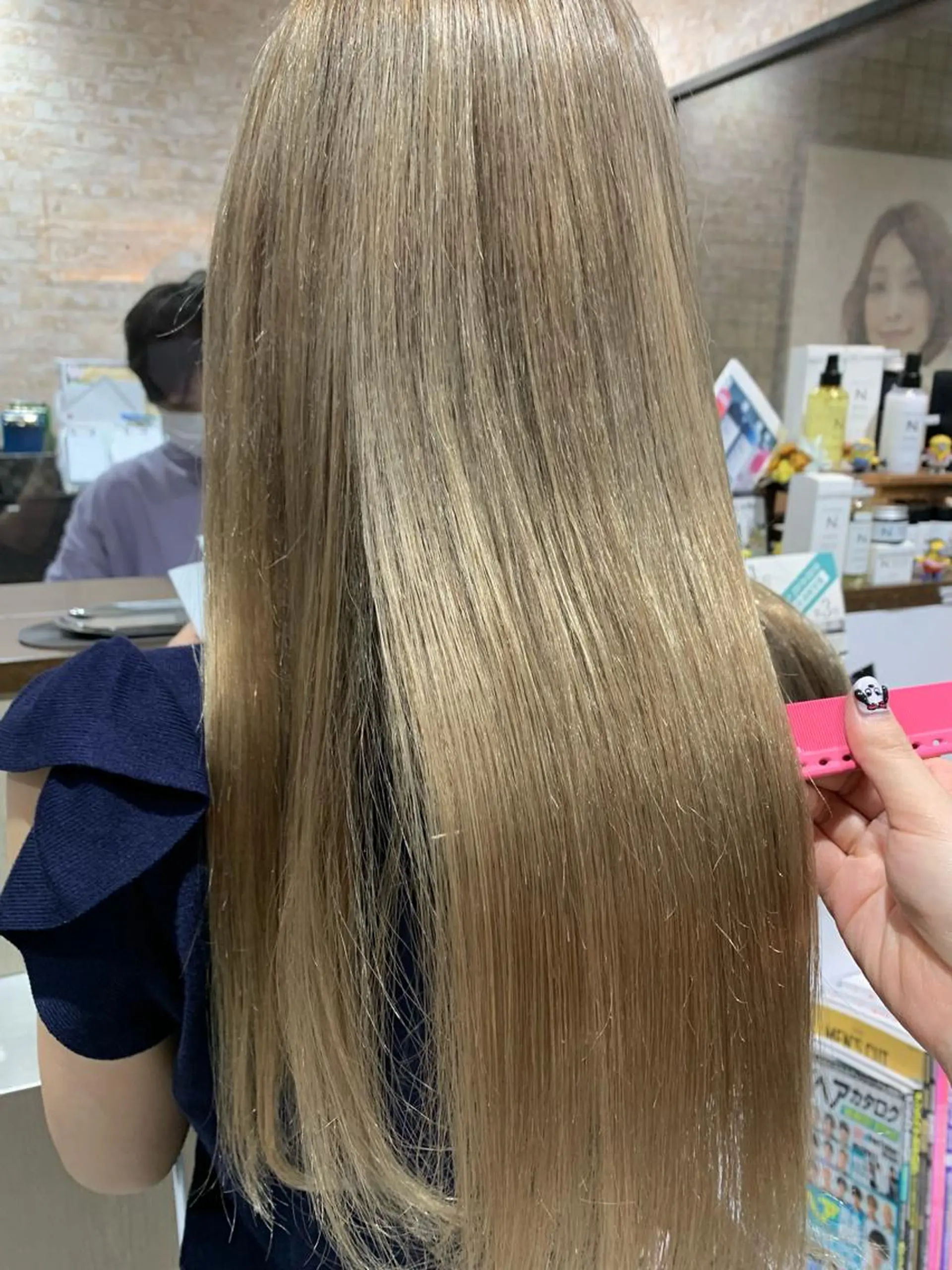 ロング カラー ヘアアレンジ 縮毛矯正 トリートメント 近藤千翔🩵 髪質改善Periodのエステ・リラクイメージ