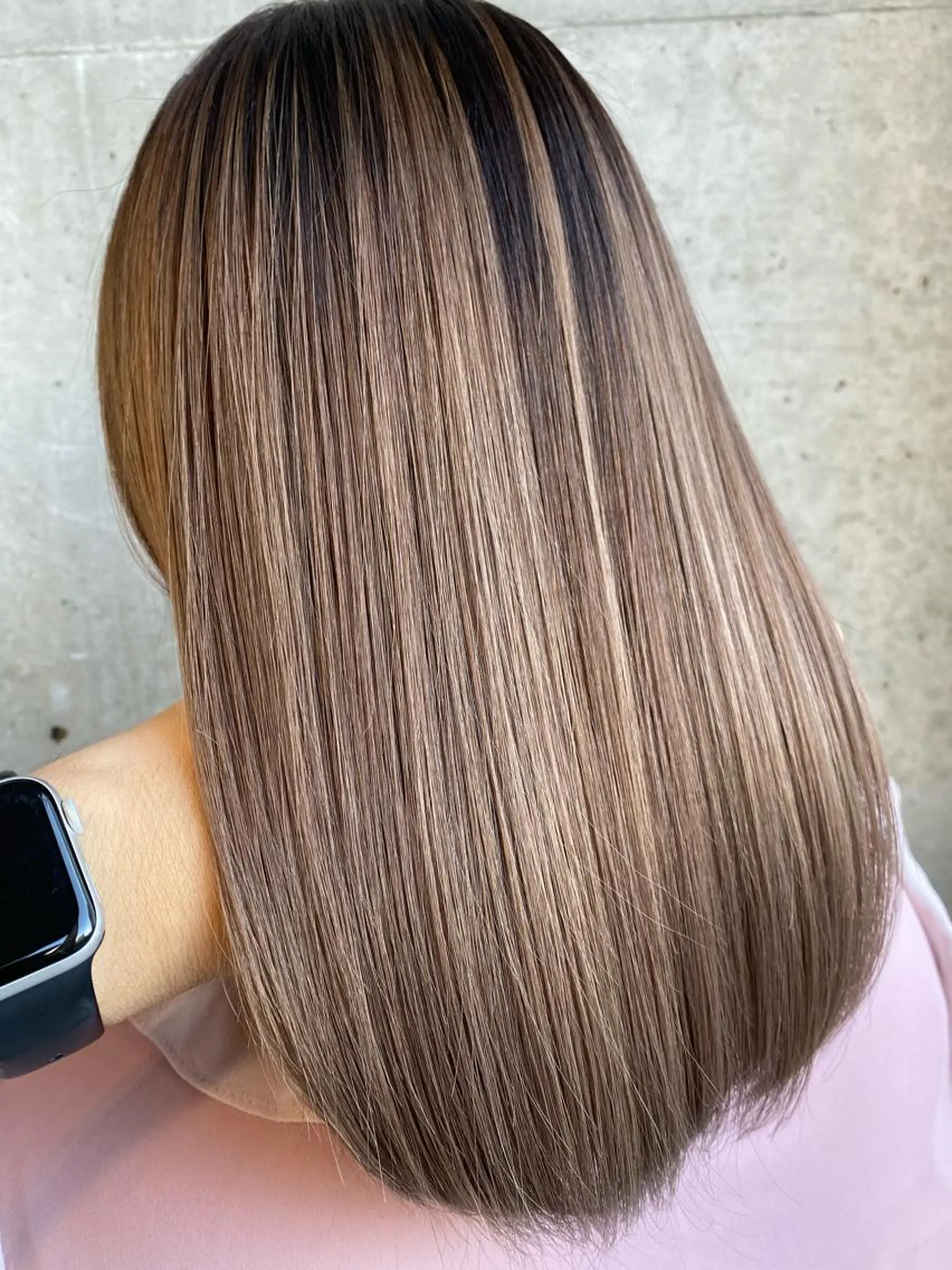 ロング カラー ヘアカラー 大栗 佑也  髪質改善のヘアスタイル