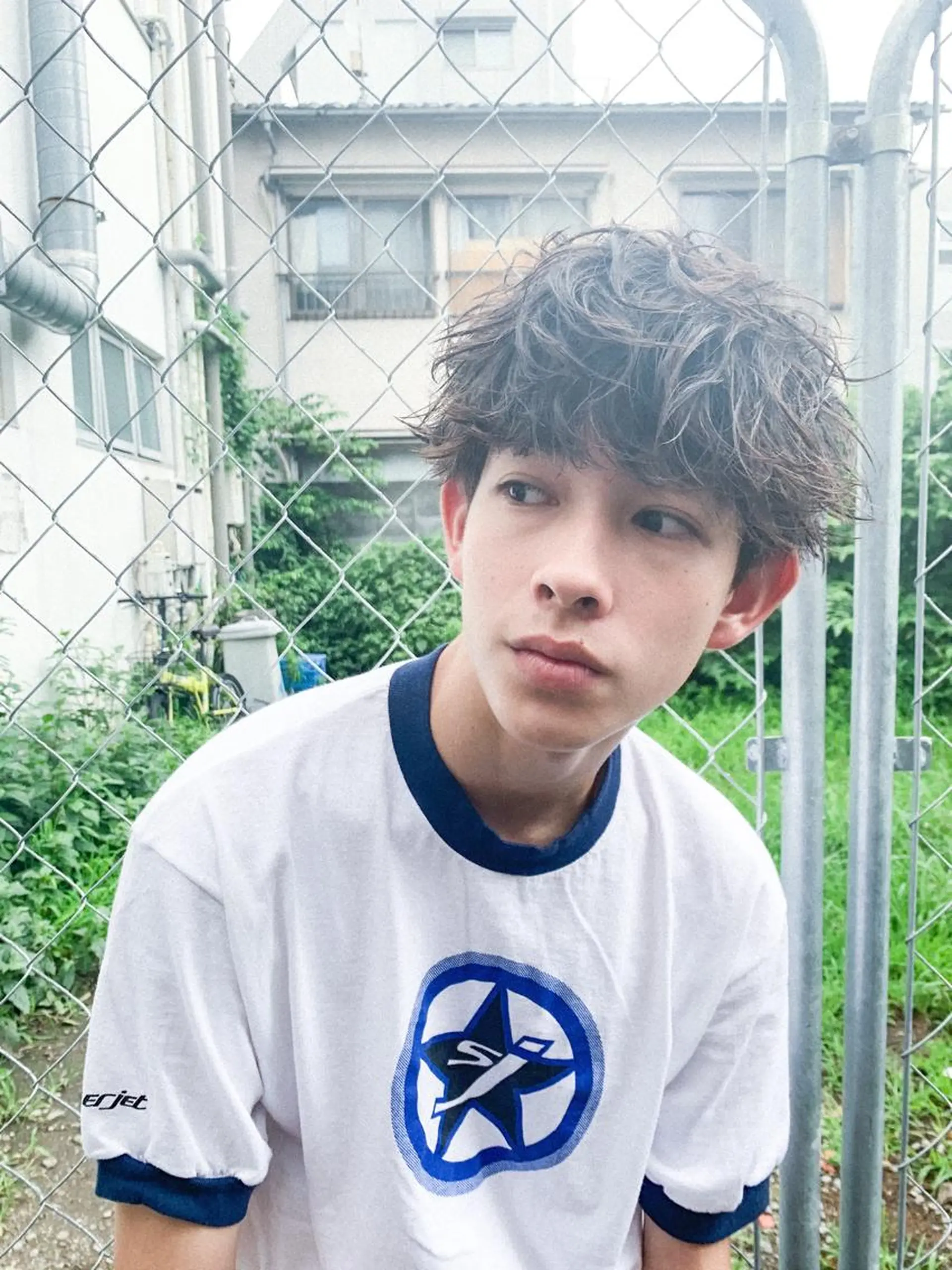 ミディアム カラー パーマ メンズ カット 🧸ミルクティー🧸 kousei🧸のヘアスタイル