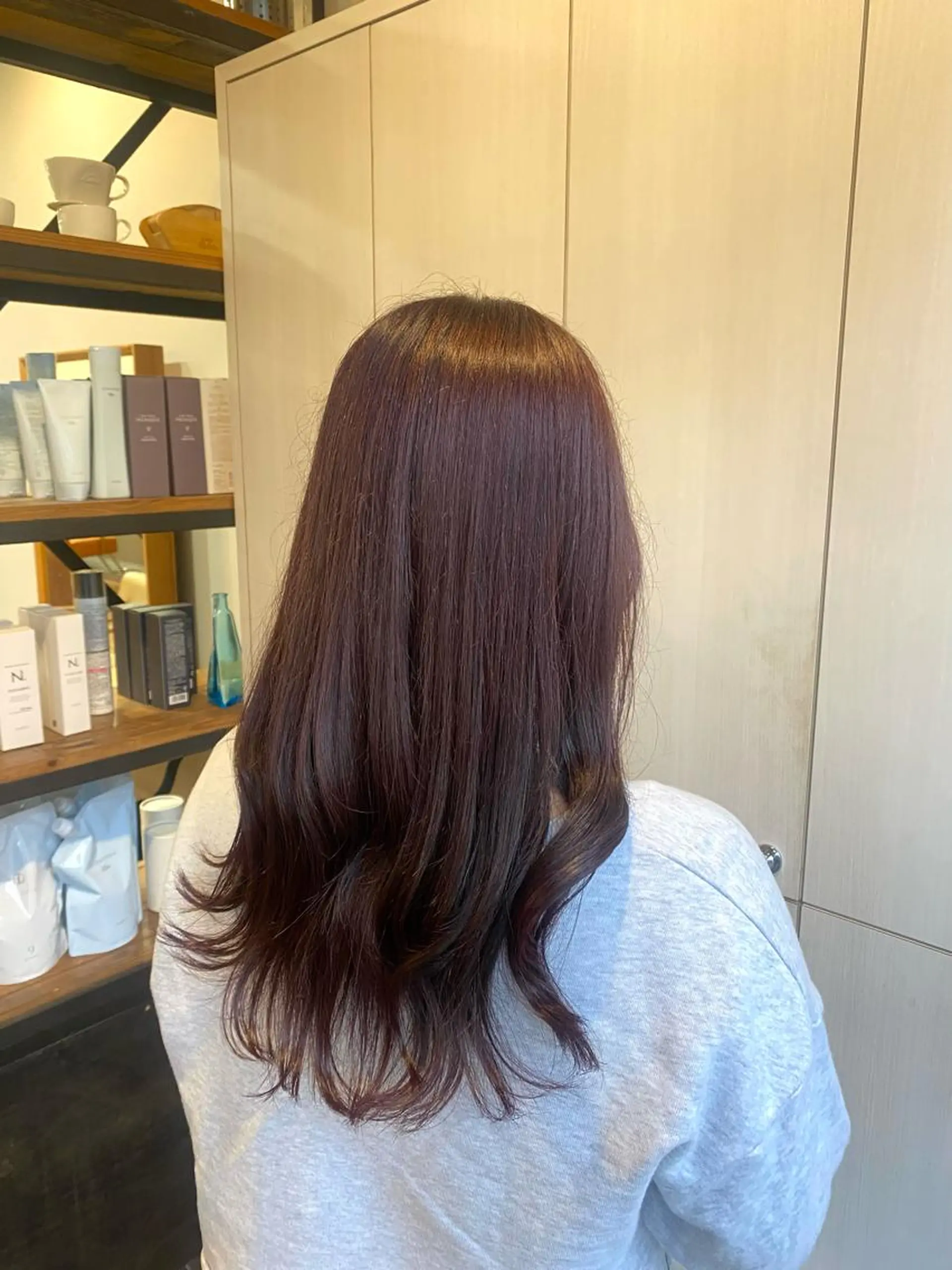 ロング ヘアカラー つじ みさきのヘアスタイル