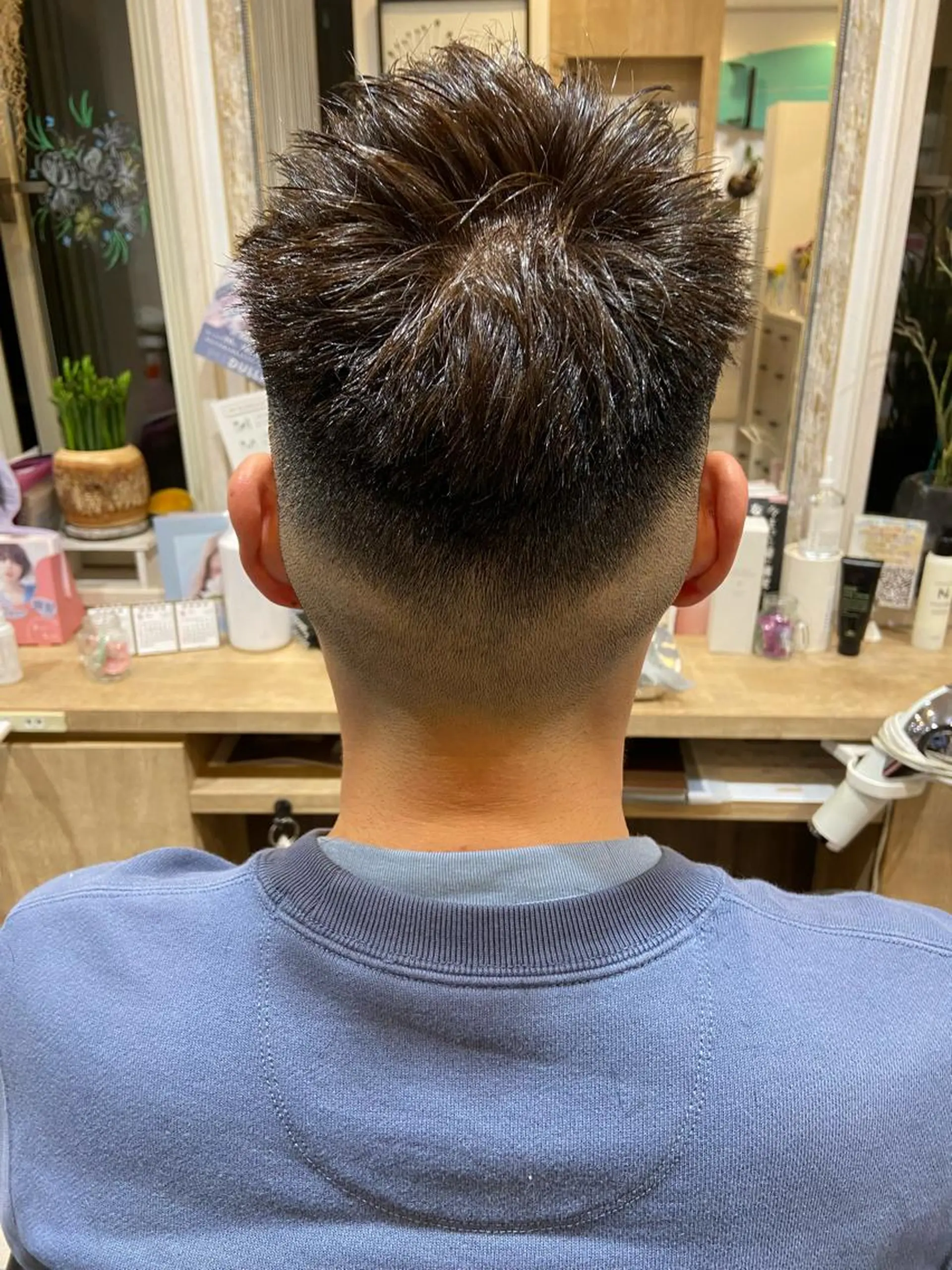 メンズ フェードカット 🪼高評価🪼 💎柴崎の藤咲💎のヘアスタイル