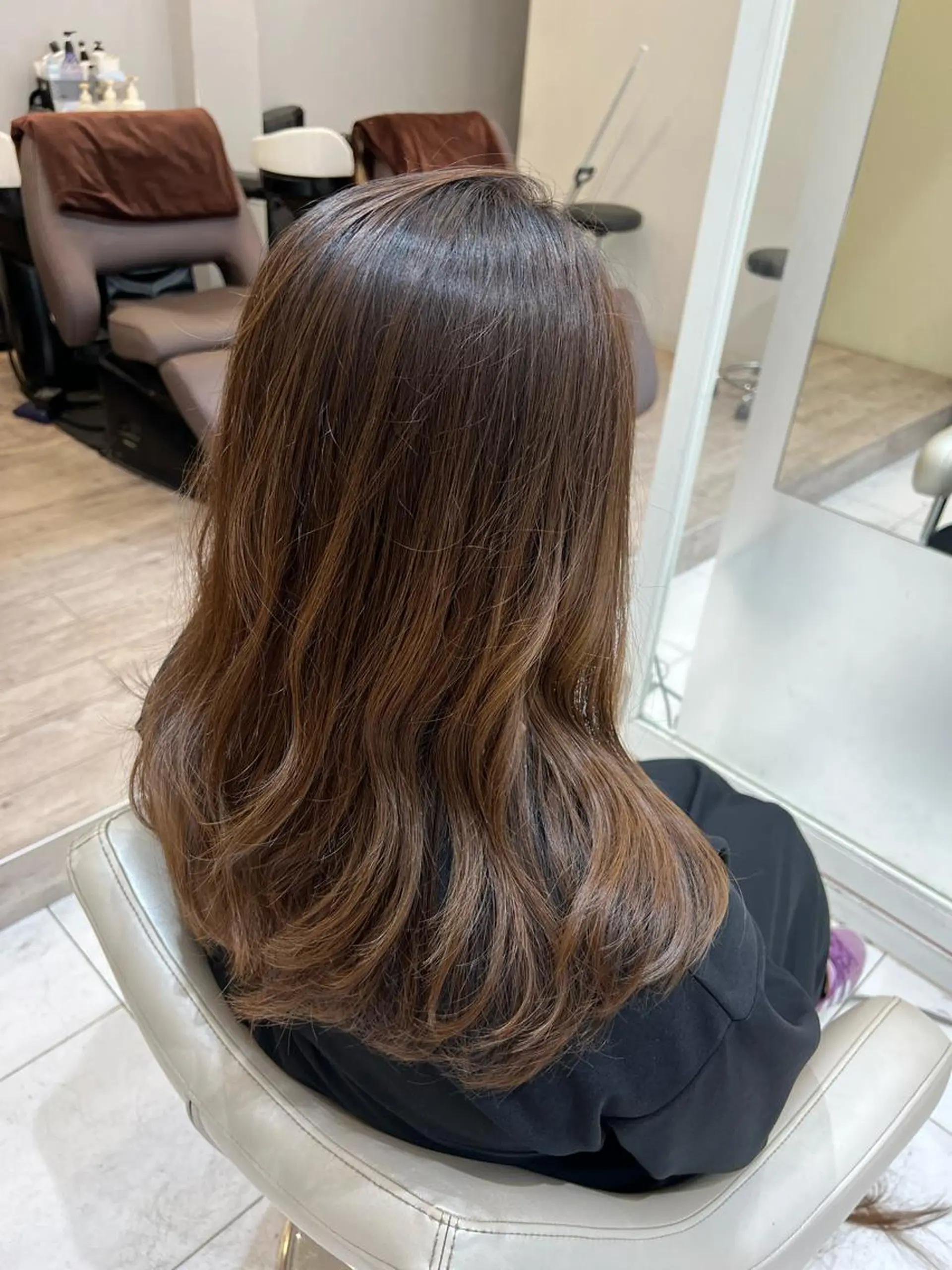 ロング カット ヘアカラー melca. Amiのマツエク・マツパデザイン