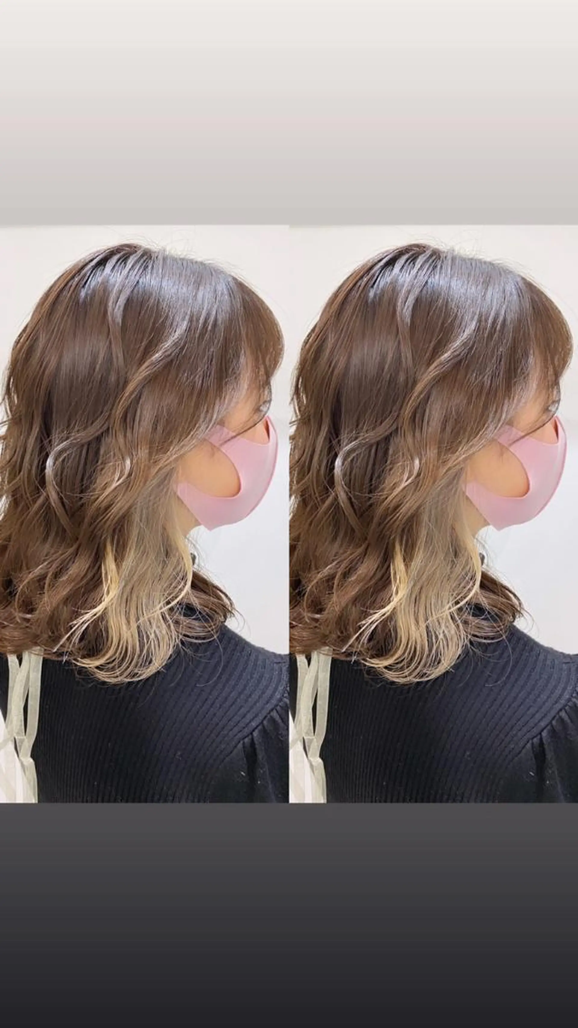 セミロング カラー ヘアアレンジ ヘアカラー トリートメント ヘアセット 🌻Insta指名 NO.1🌻Shoのヘアスタイル