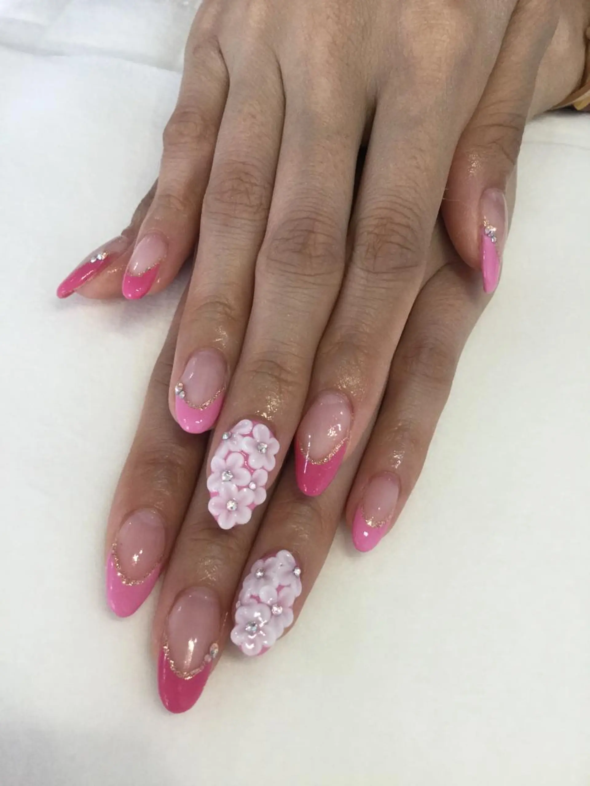 ネイル ハンドネイル 💎🐰 saki. m 🐰💎のネイルデザイン