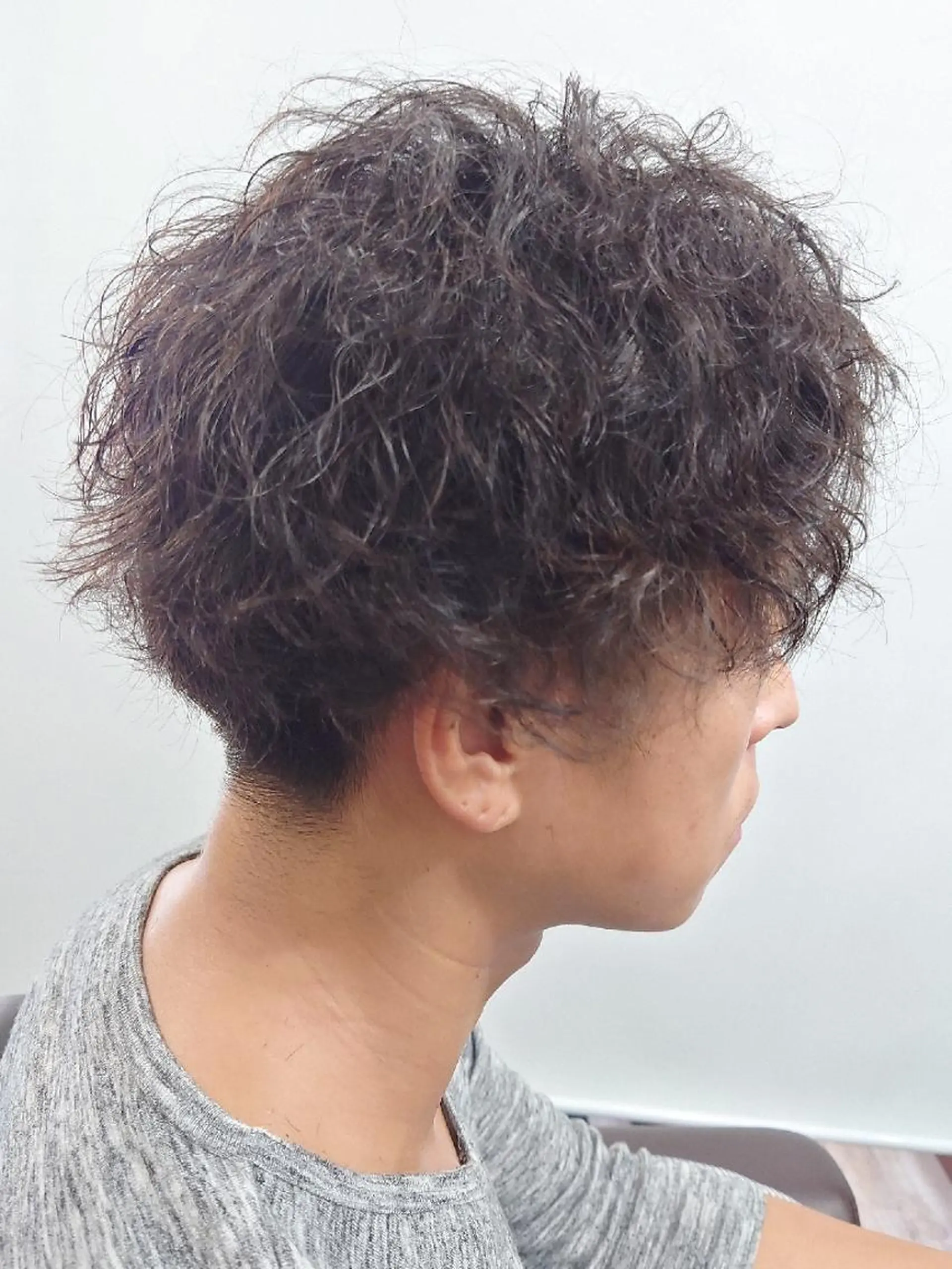 ショート カット パーマ 先田 祐介のヘアスタイル