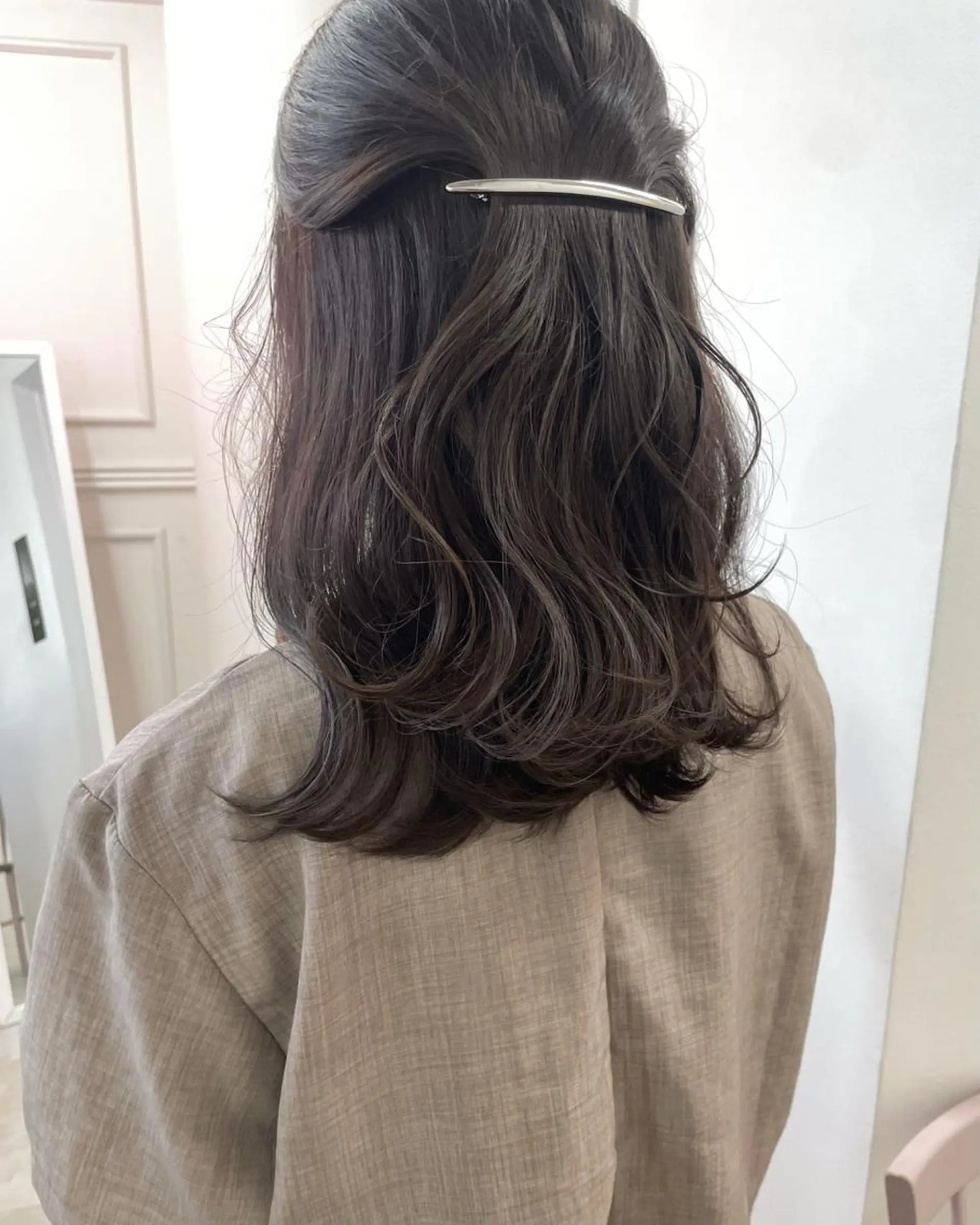 セミロング カラー Hana ♡ marshu梅田のヘアスタイル