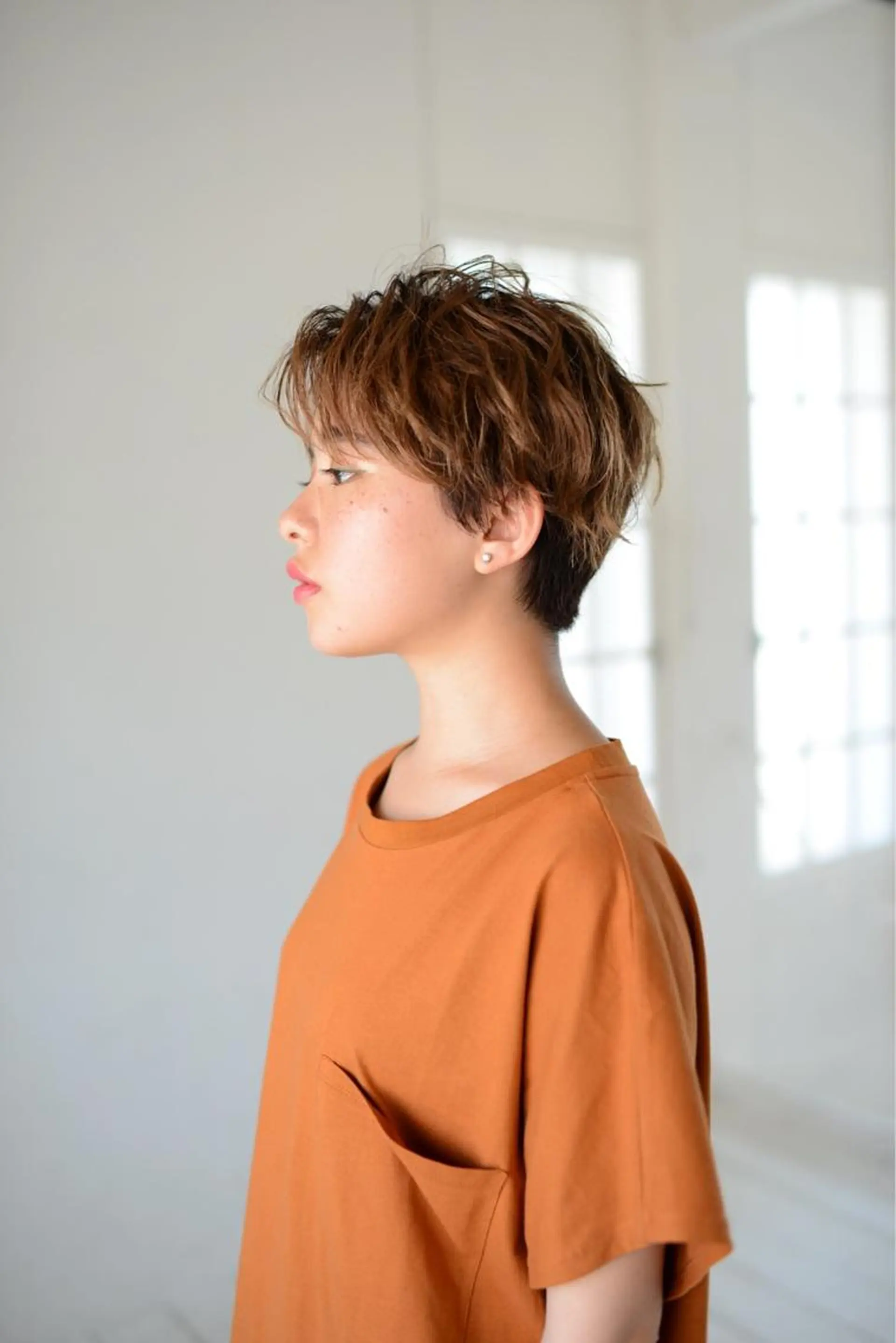 ショート ショートヘア graxi'    グラシー所属・ブリーチ/ハイトーン SERINAのヘアスタイル