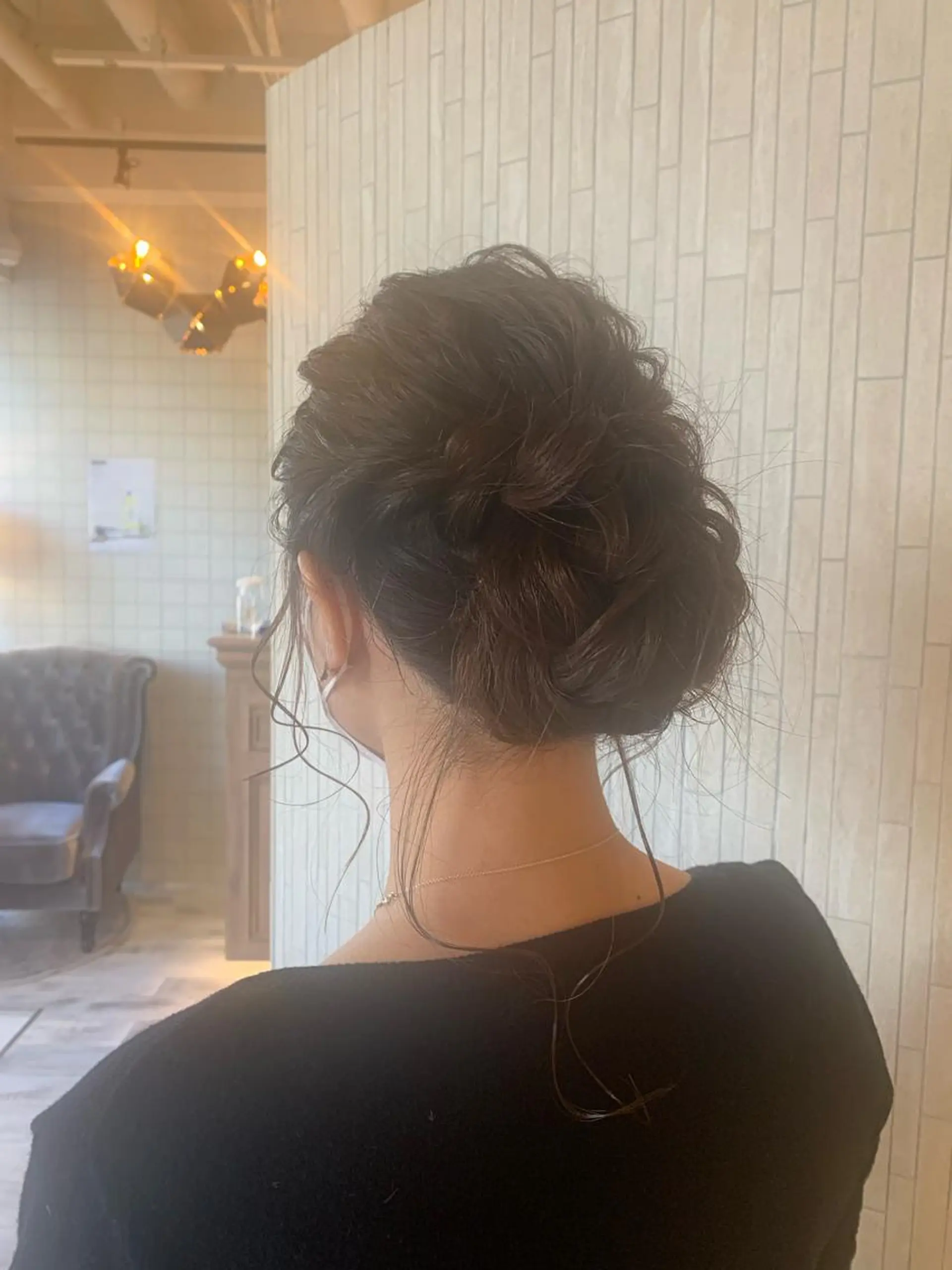 ヘアアレンジ ヘアセット Aya/四条烏丸/ インナーカラーのヘアスタイル