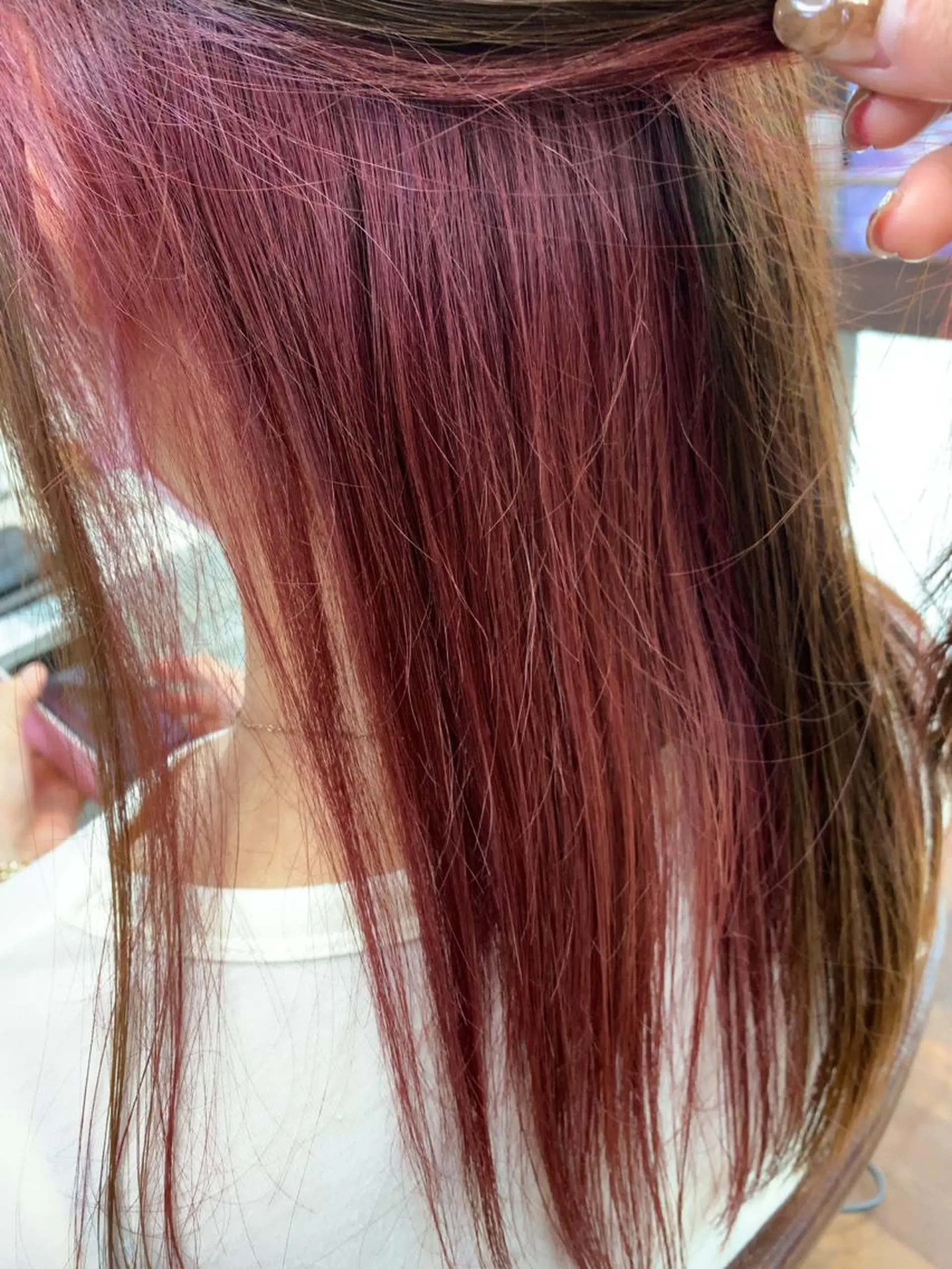 カラー 隅田 美樹のヘアスタイル