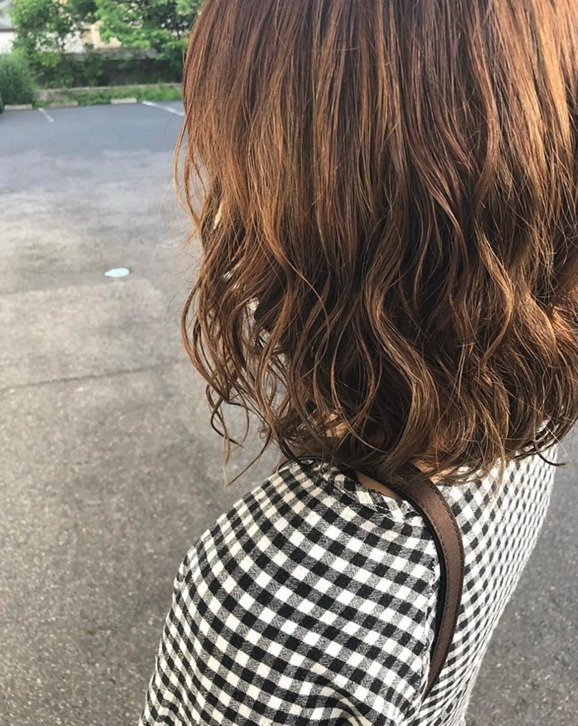 セミロング セミロングパーマ カノエ 乃木店のヘアスタイル