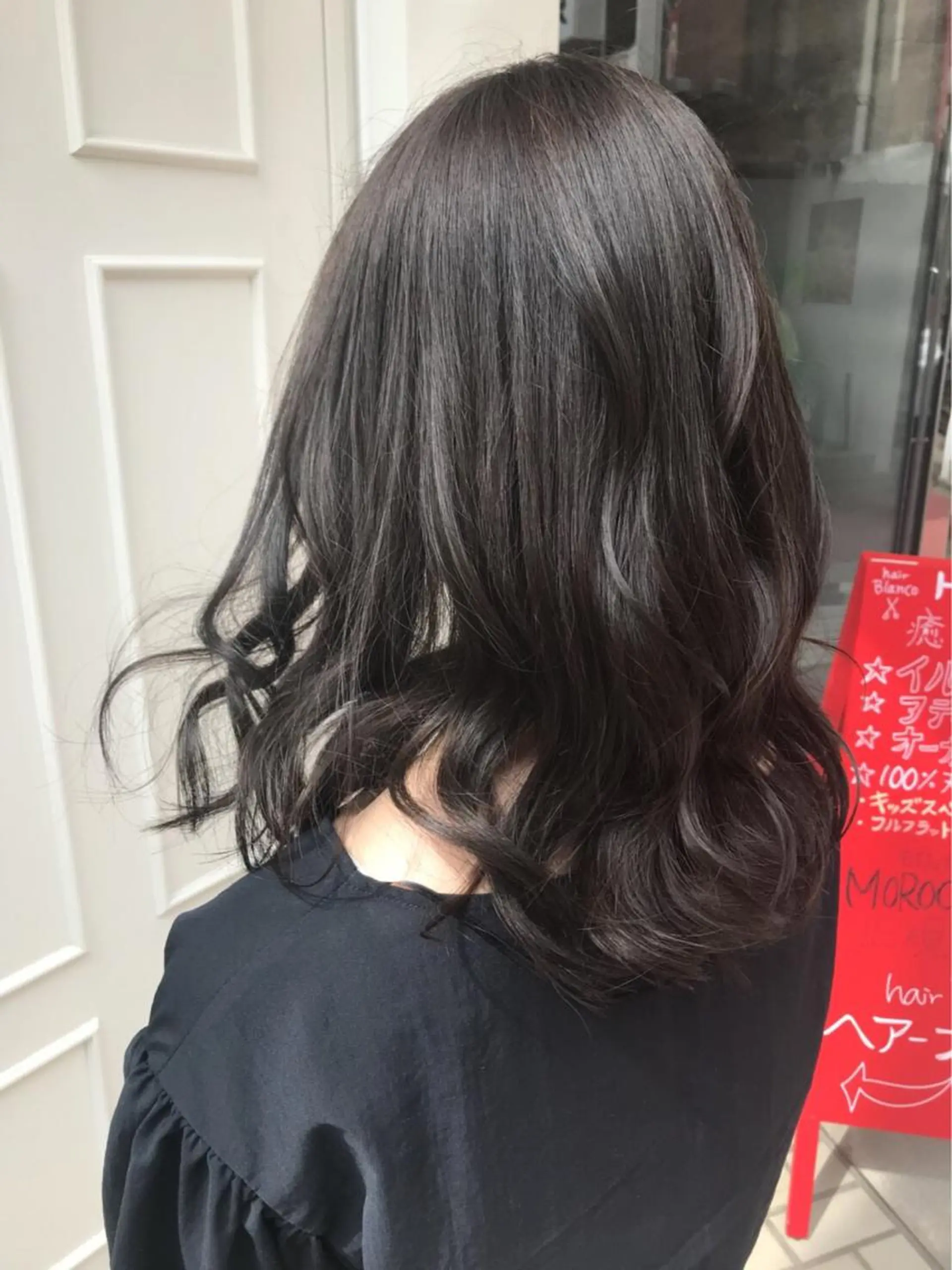 ミディアム カラー ダークグレー 🫟Blanco🫟 Color&Careのヘアスタイル