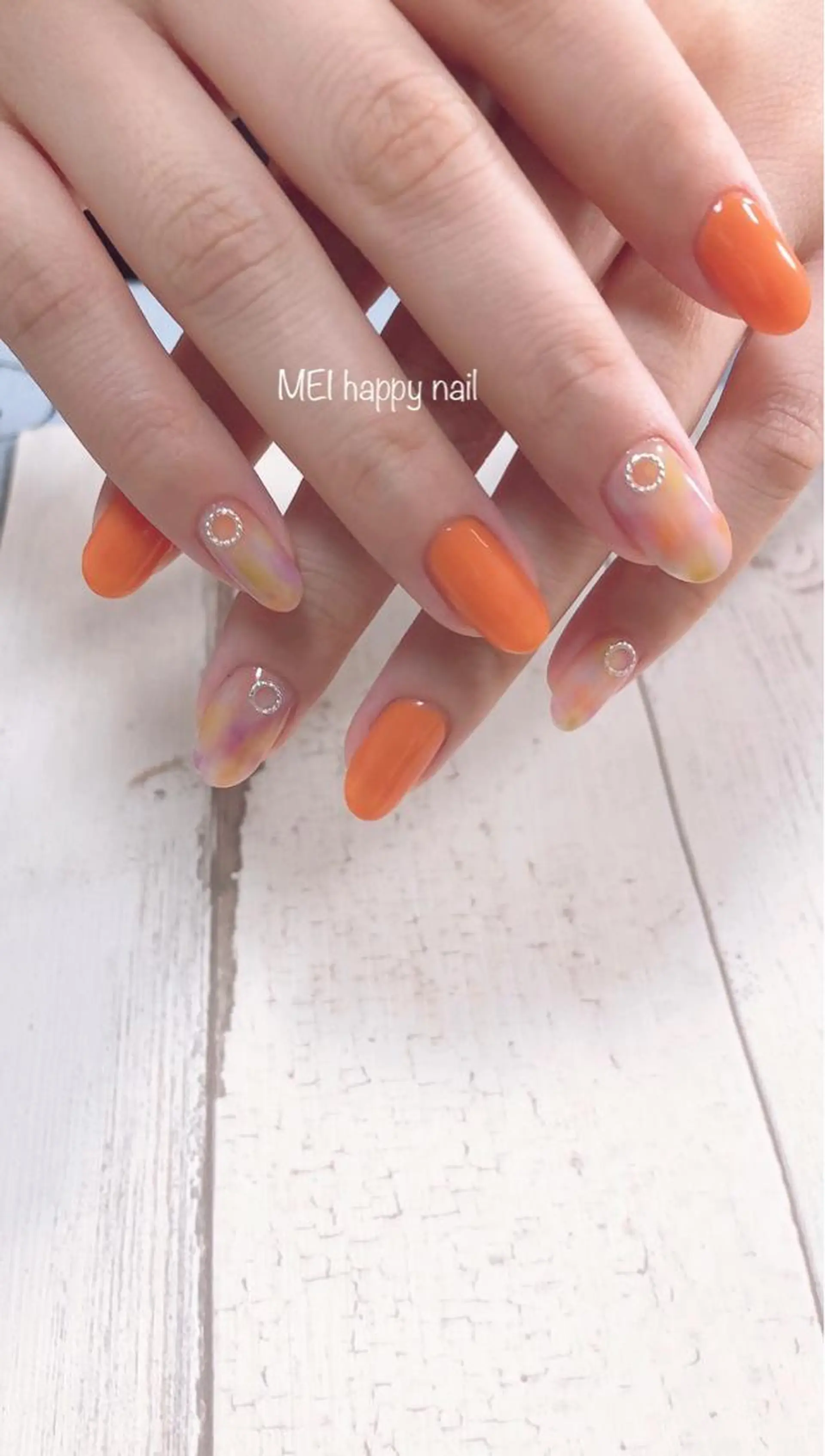 ネイル 北浦和 自爪育成ケアのネイルデザイン