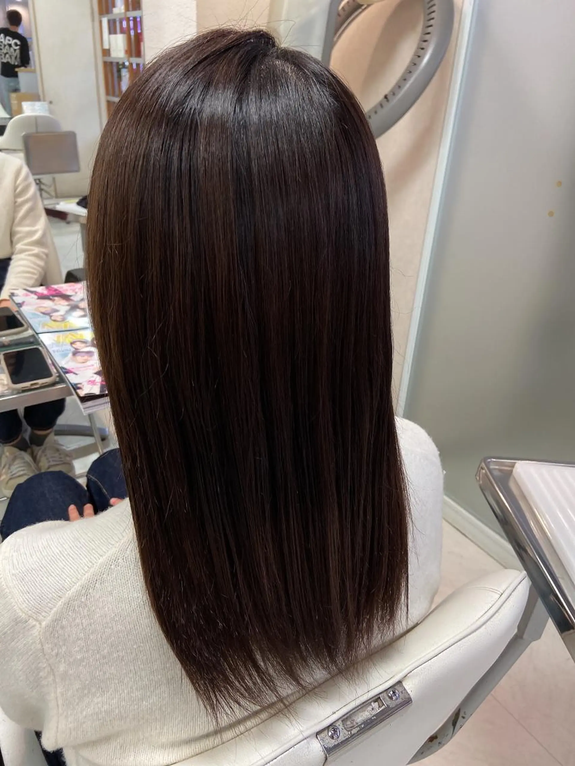 ロング カラー 菊地 美憂のヘアスタイル