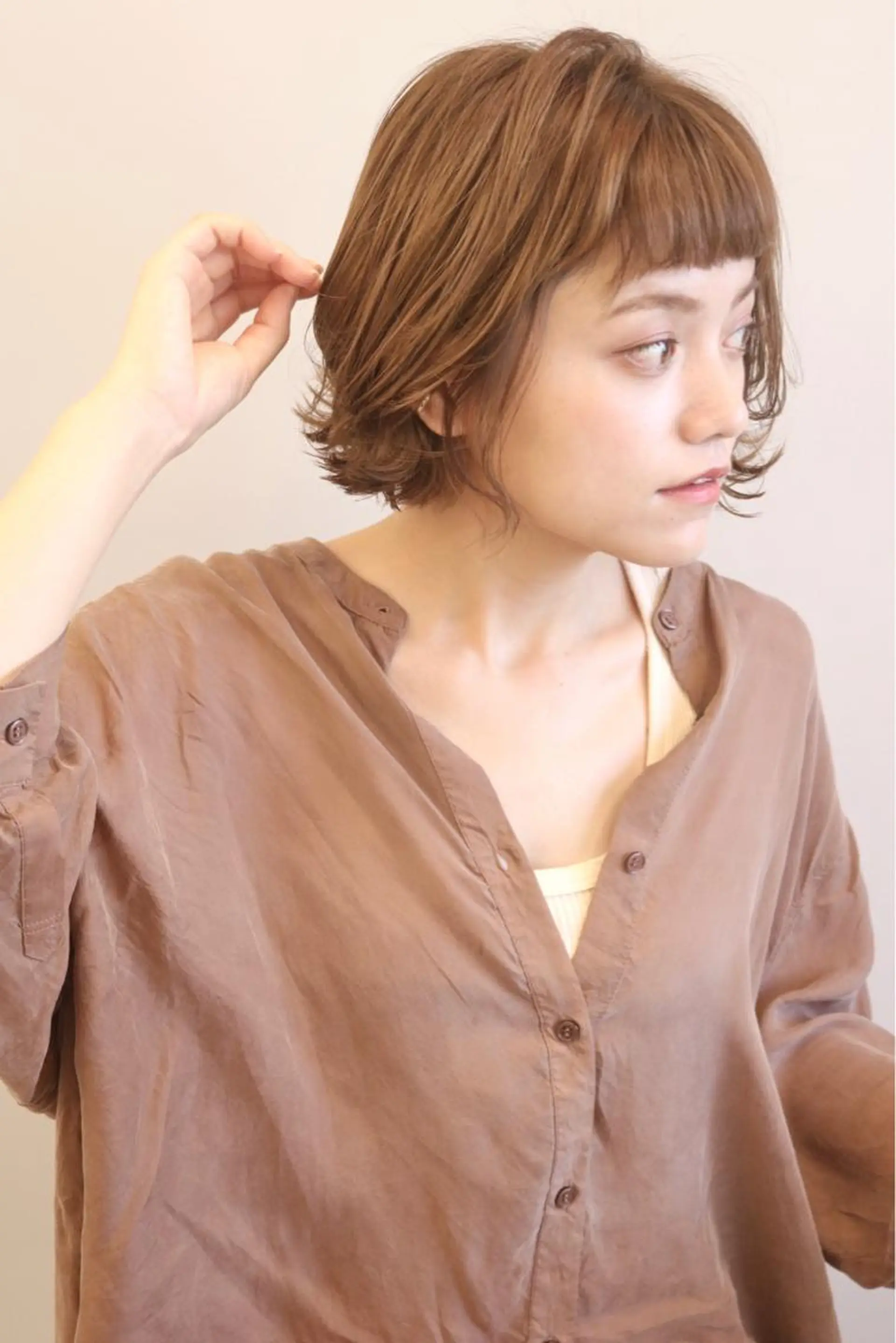 ミディアム カラー パーマ ヘアアレンジ Elle✂︎ Riinaのヘアスタイル