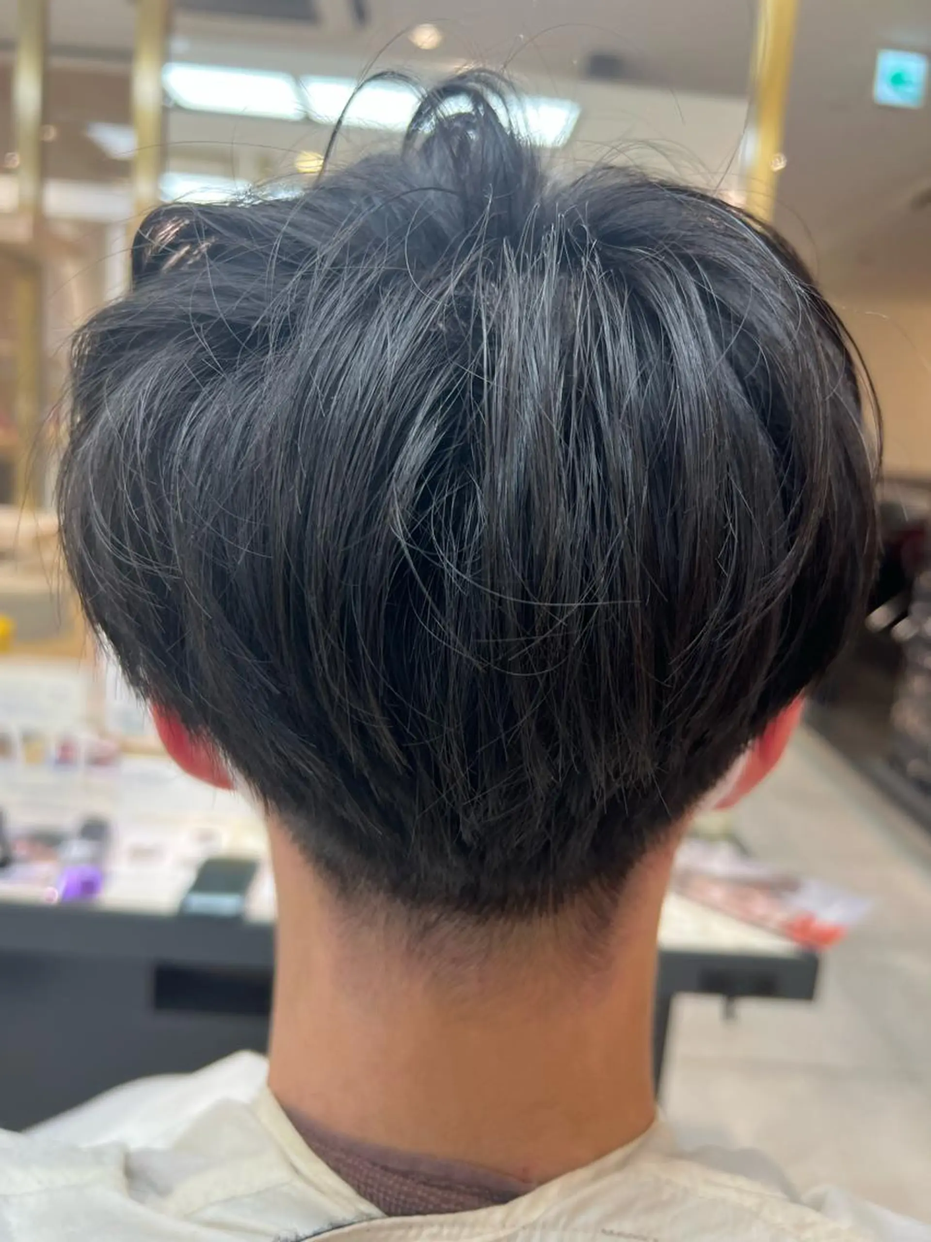 メンズ マッシュ 刈り上げ カット ヘアセット 古山 侑東 /メンズパーマのヘアスタイル