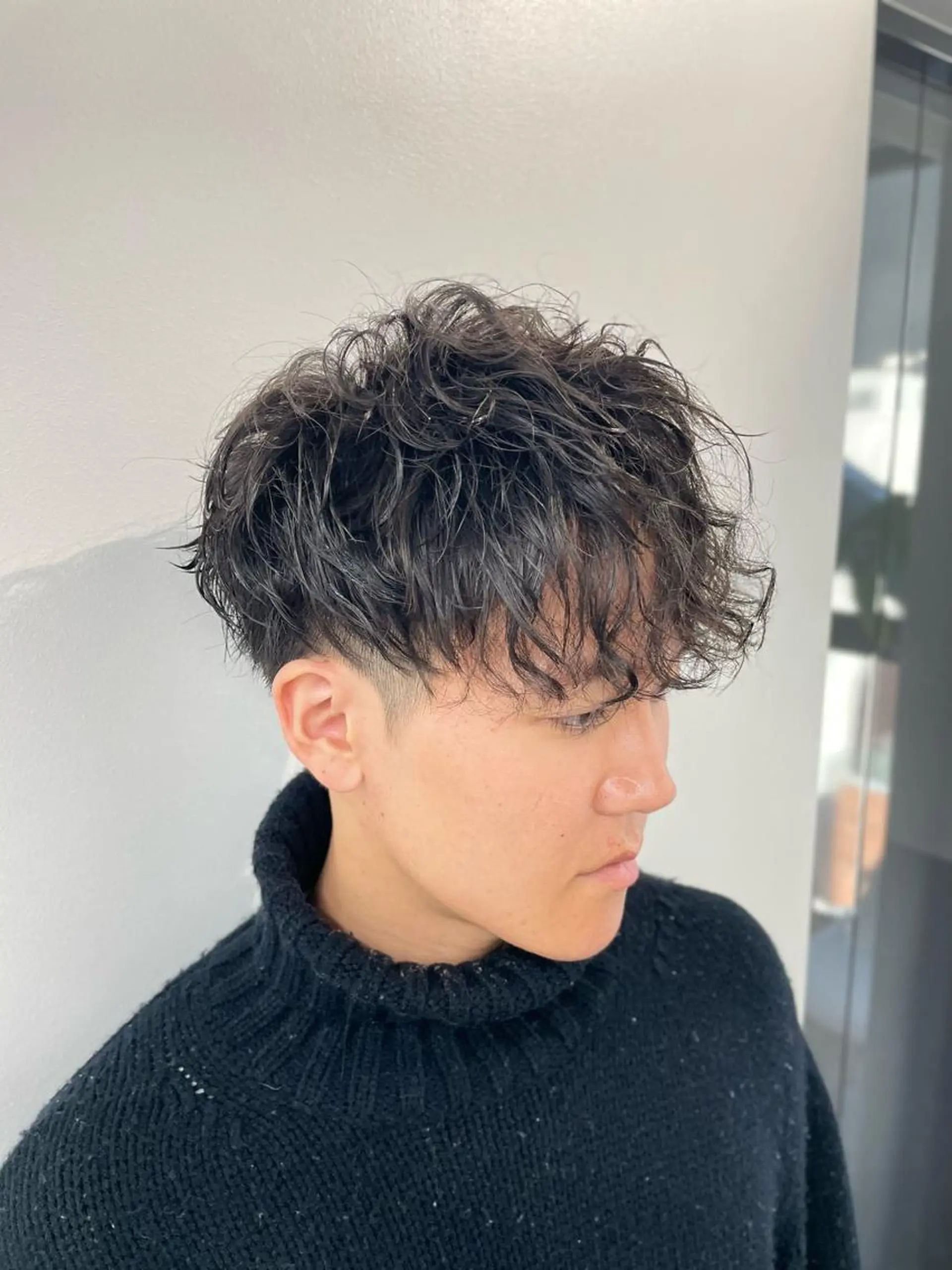 ショート パーマ メンズ メンズパーマ スパイラルパーマ カット パーマ 銀座メンズカット/ 銀座メンズパーマ/のヘアスタイル