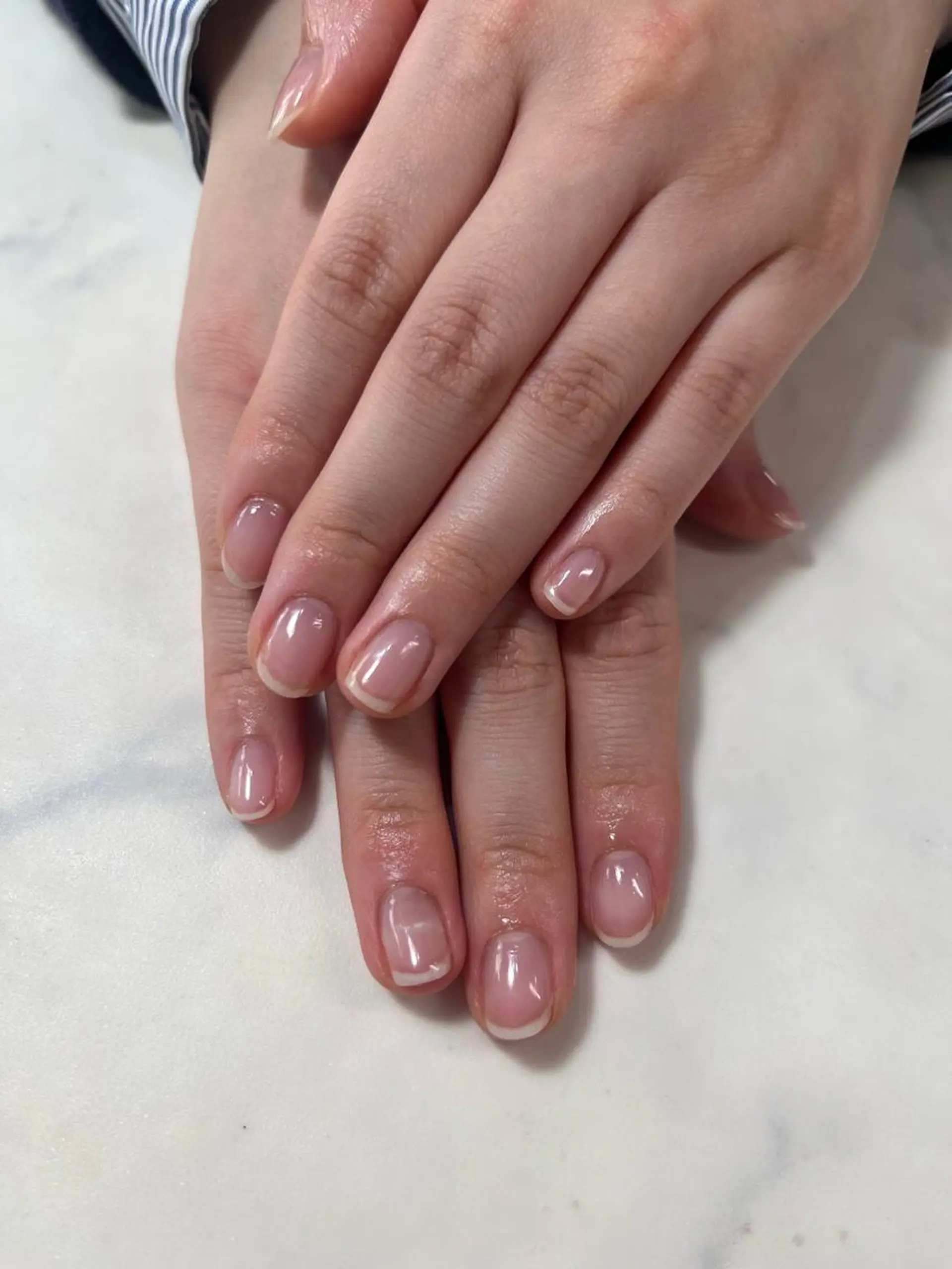 ネイル クリアネイル ワンカラーネイル nail salon Crea　門前仲町店所属・CREA Maiのネイルデザイン
