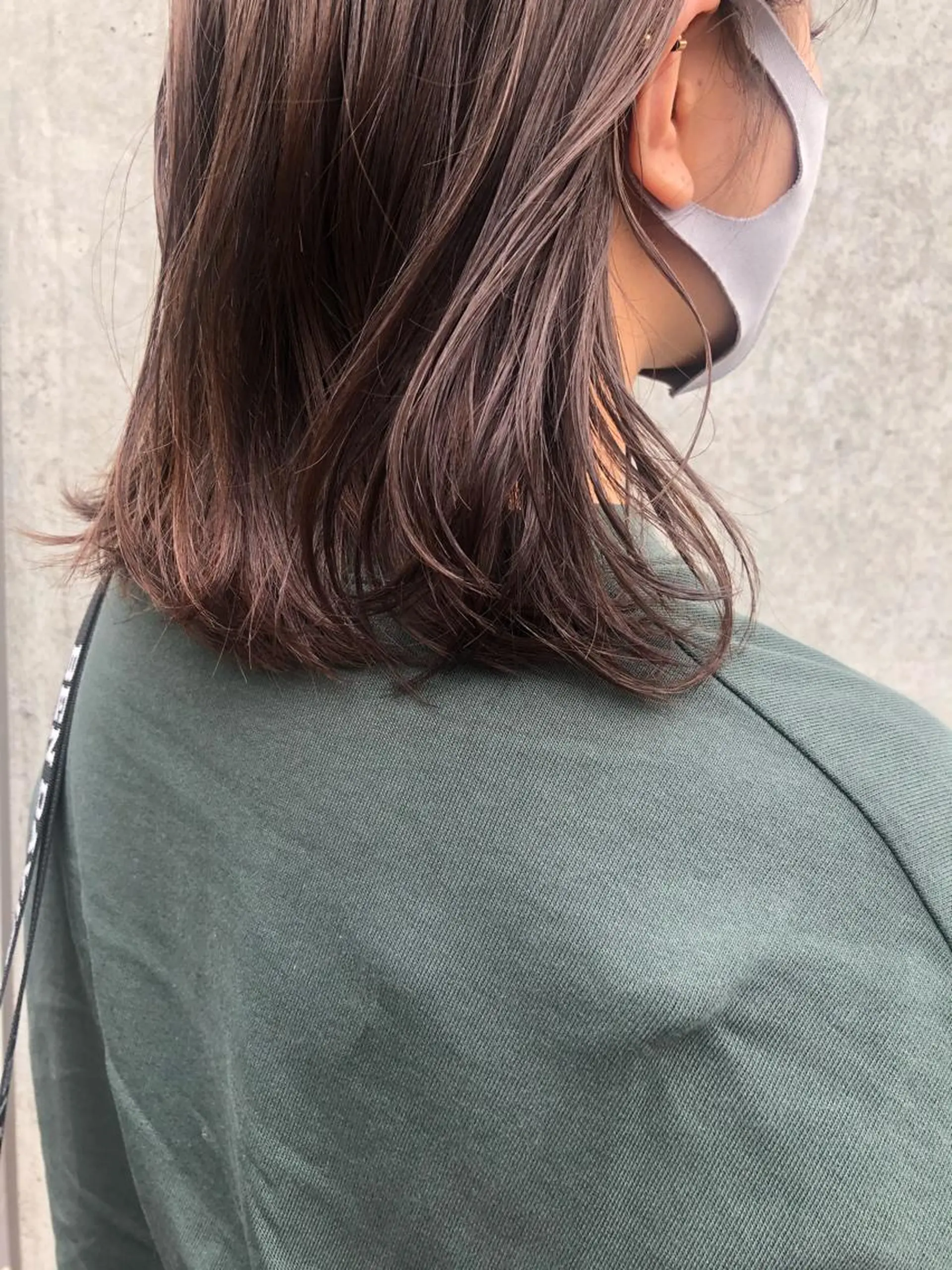 ミディアム カラー Miku /ブリーチ/ボブのヘアスタイル