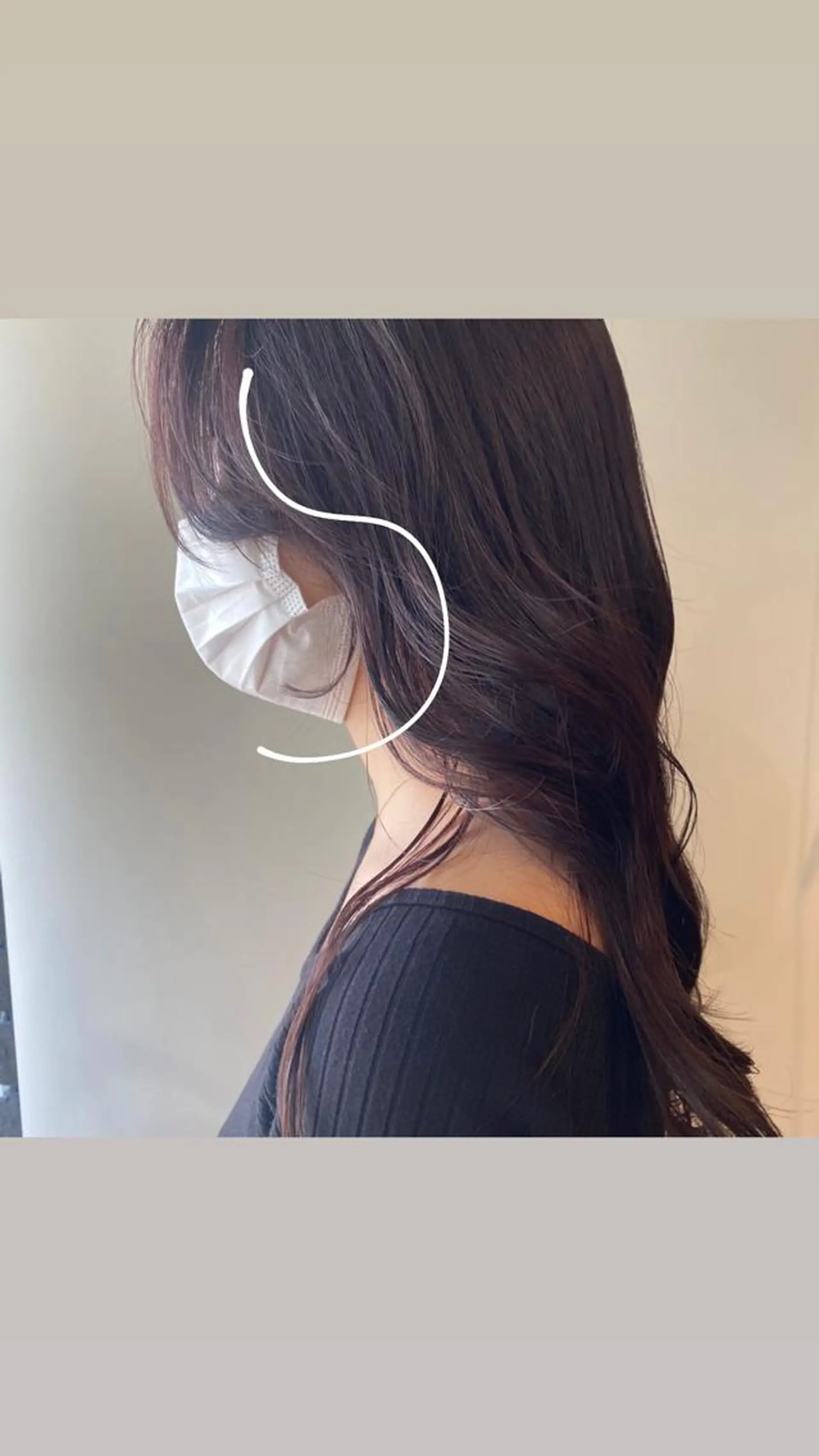 セミロング カラー パーマ ヘアアレンジ ラベンダーカラー GIVET (ジヴェ)所属・撮影モデル募集 🦋soemikaのヘアスタイル