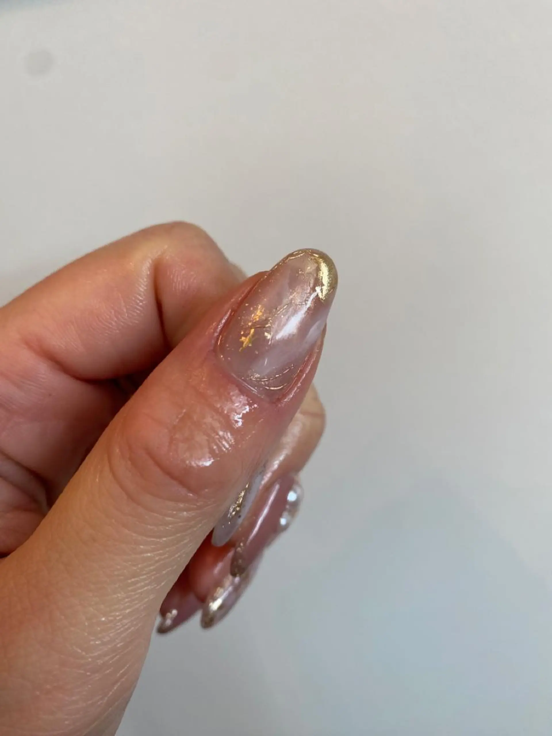 ネイル アニマル柄 アートネイル オーロラネイル クリアネイル 成人式 ハンドネイル ハンドケア Lililas サロン&スクールのネイルデザイン